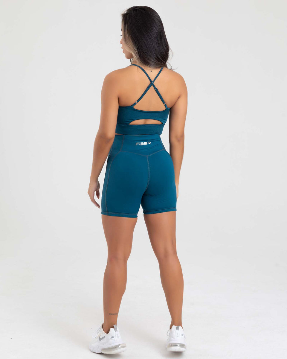 Shorts Yin and Out Azul