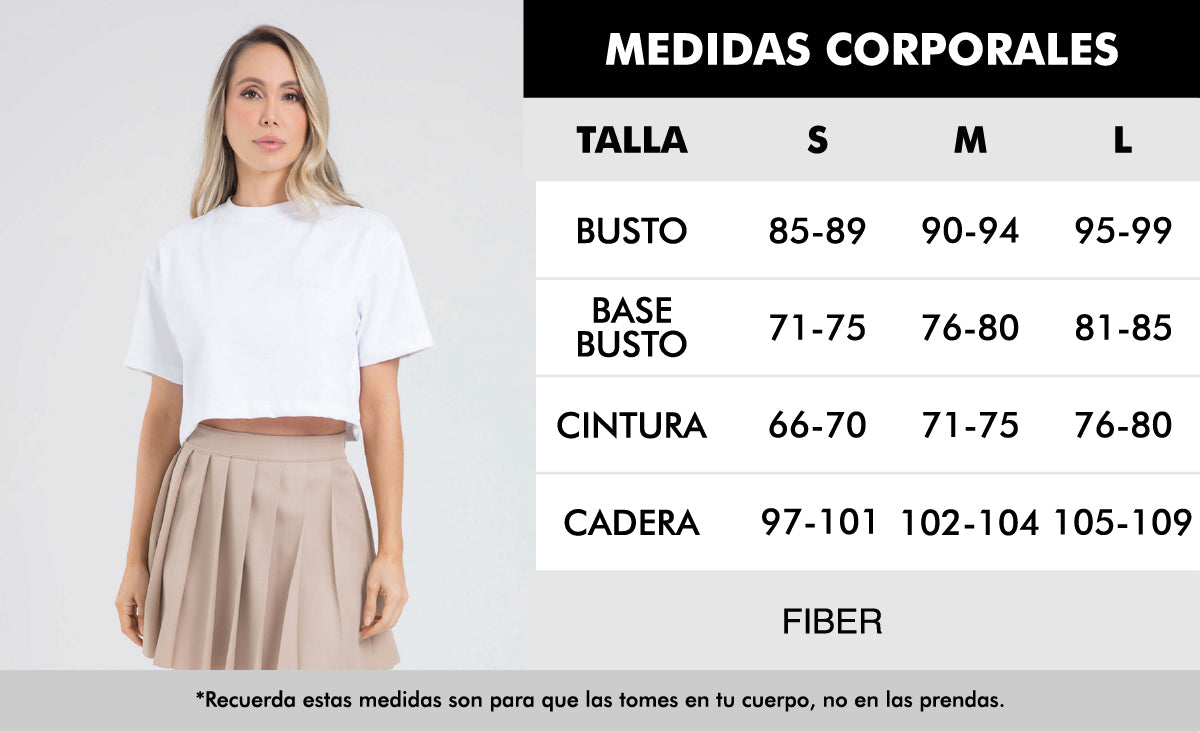 Camiseta crop soft negro offline FIBER