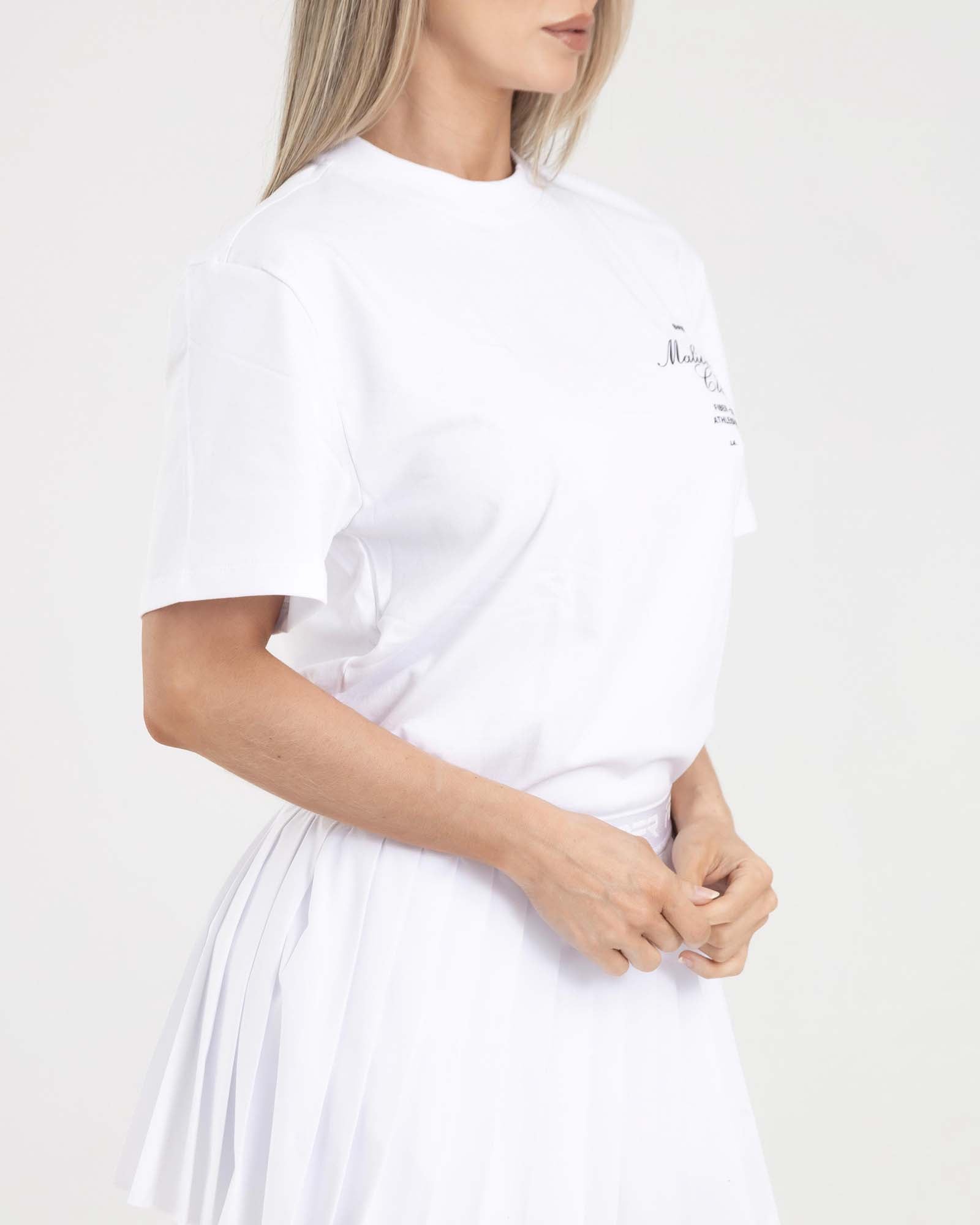 Camiseta manga corta holgada blanco icon girl fiber