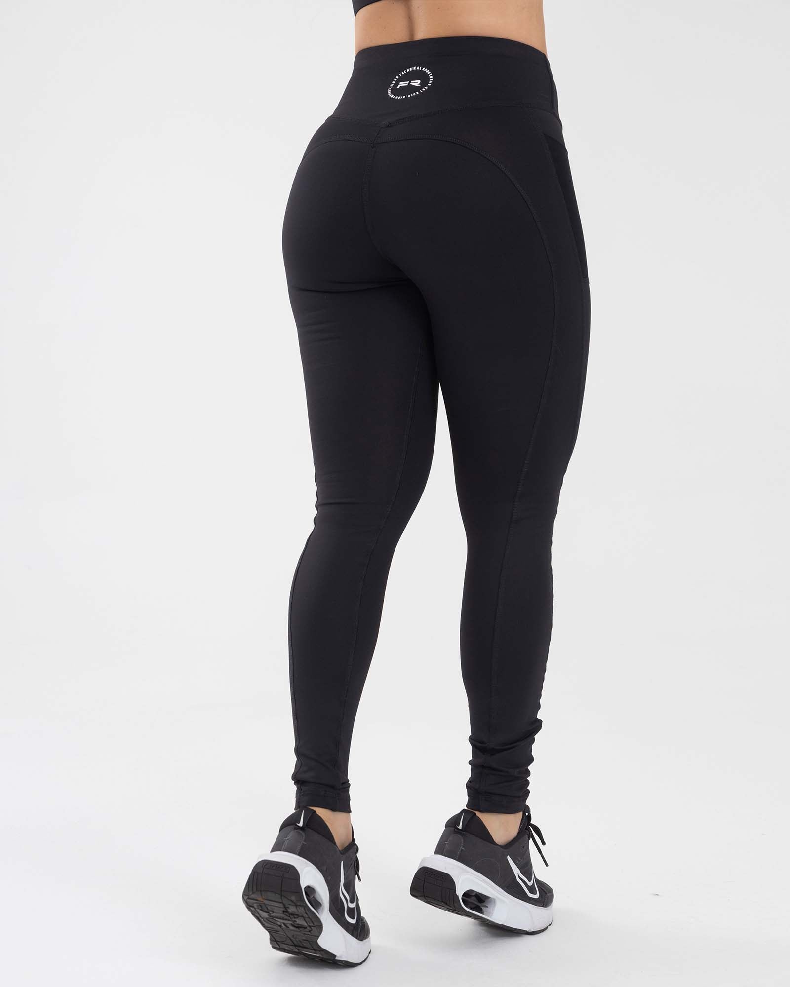 Leggings net pocket negro icon girl fiber