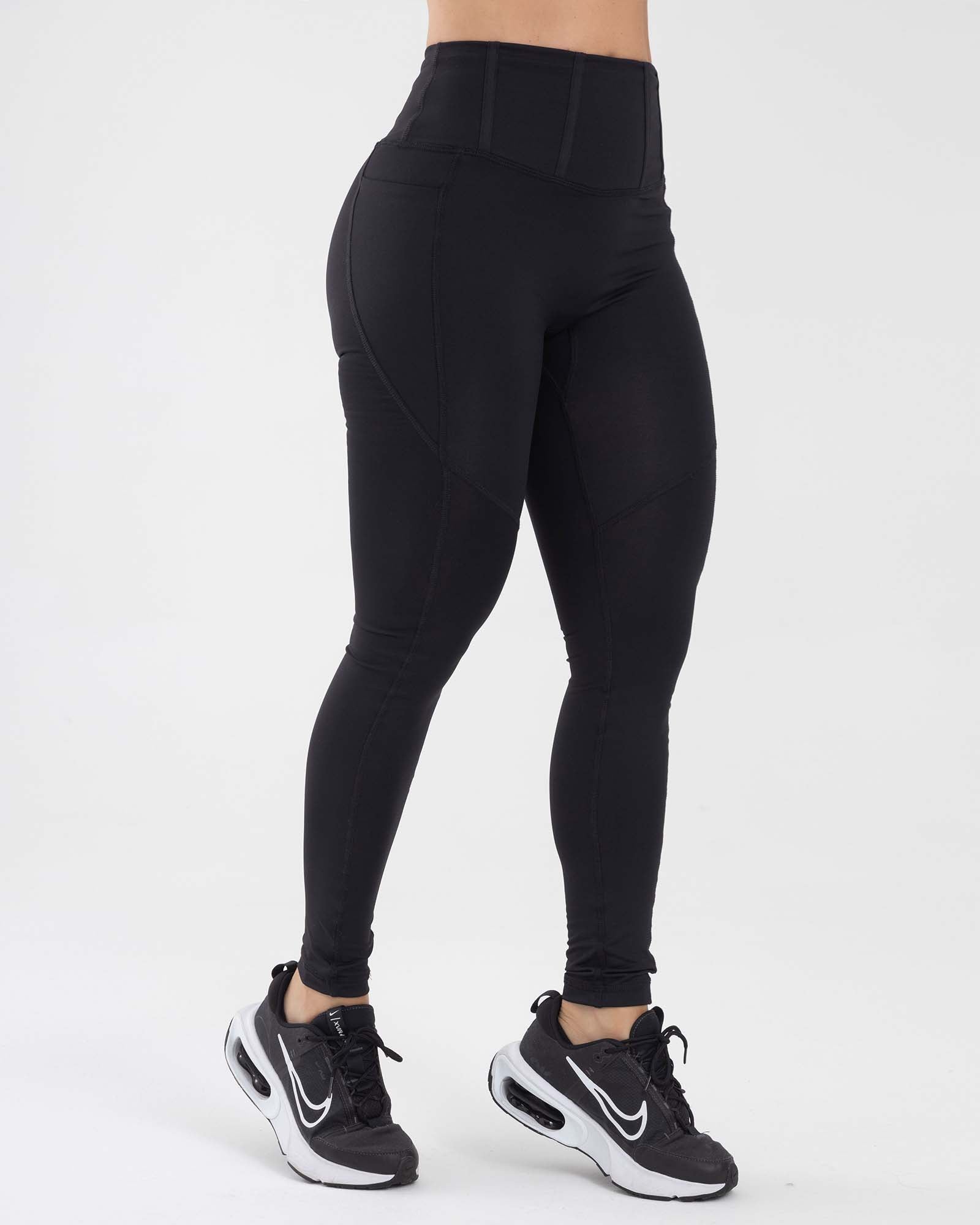 Leggings air sesgo negro icon girl fiber