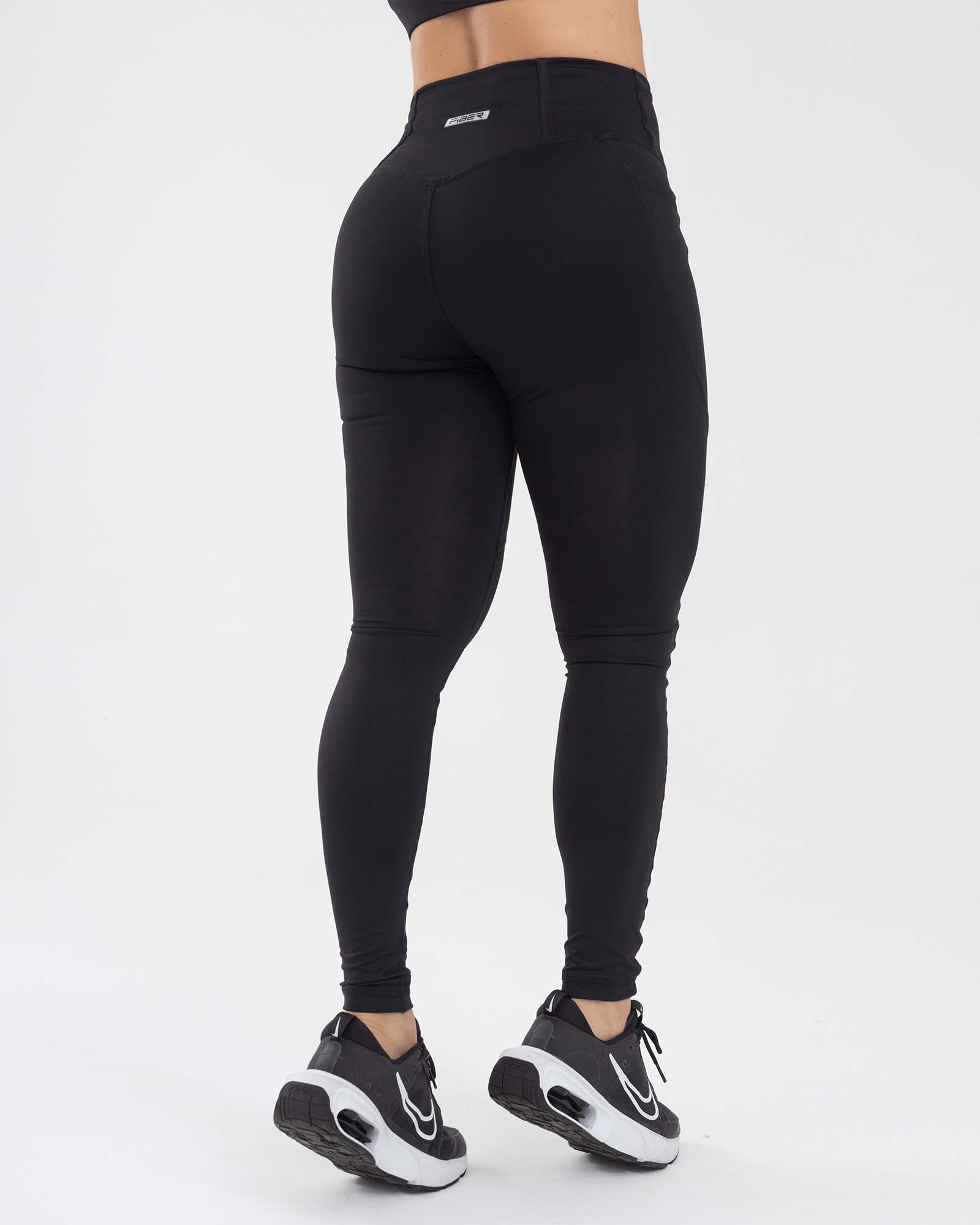 Leggings air sesgo negro icon girl fiber