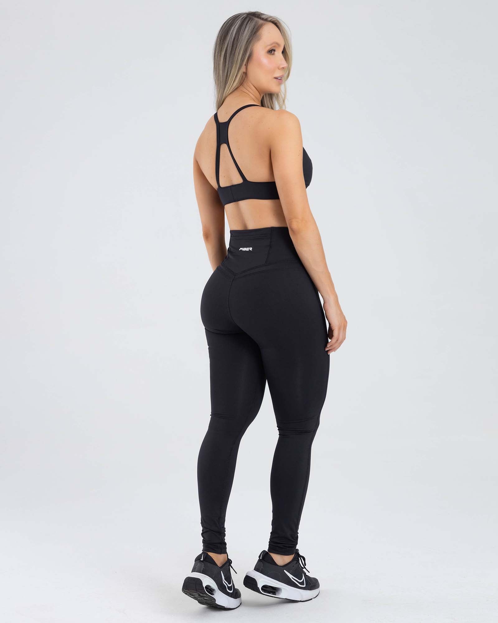 Leggings negro icon girl fiber