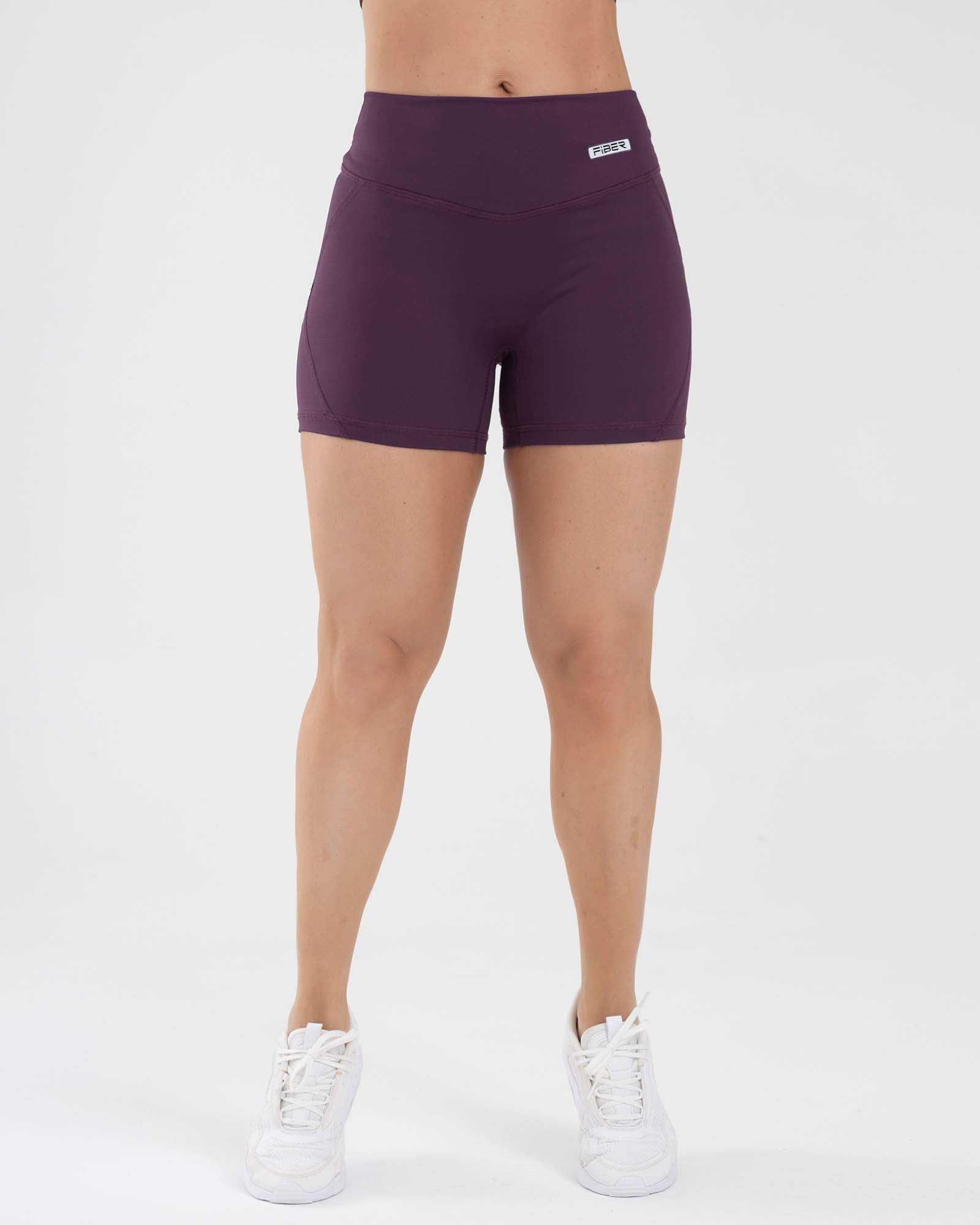 Short v back morado ciruela icon girl fiber