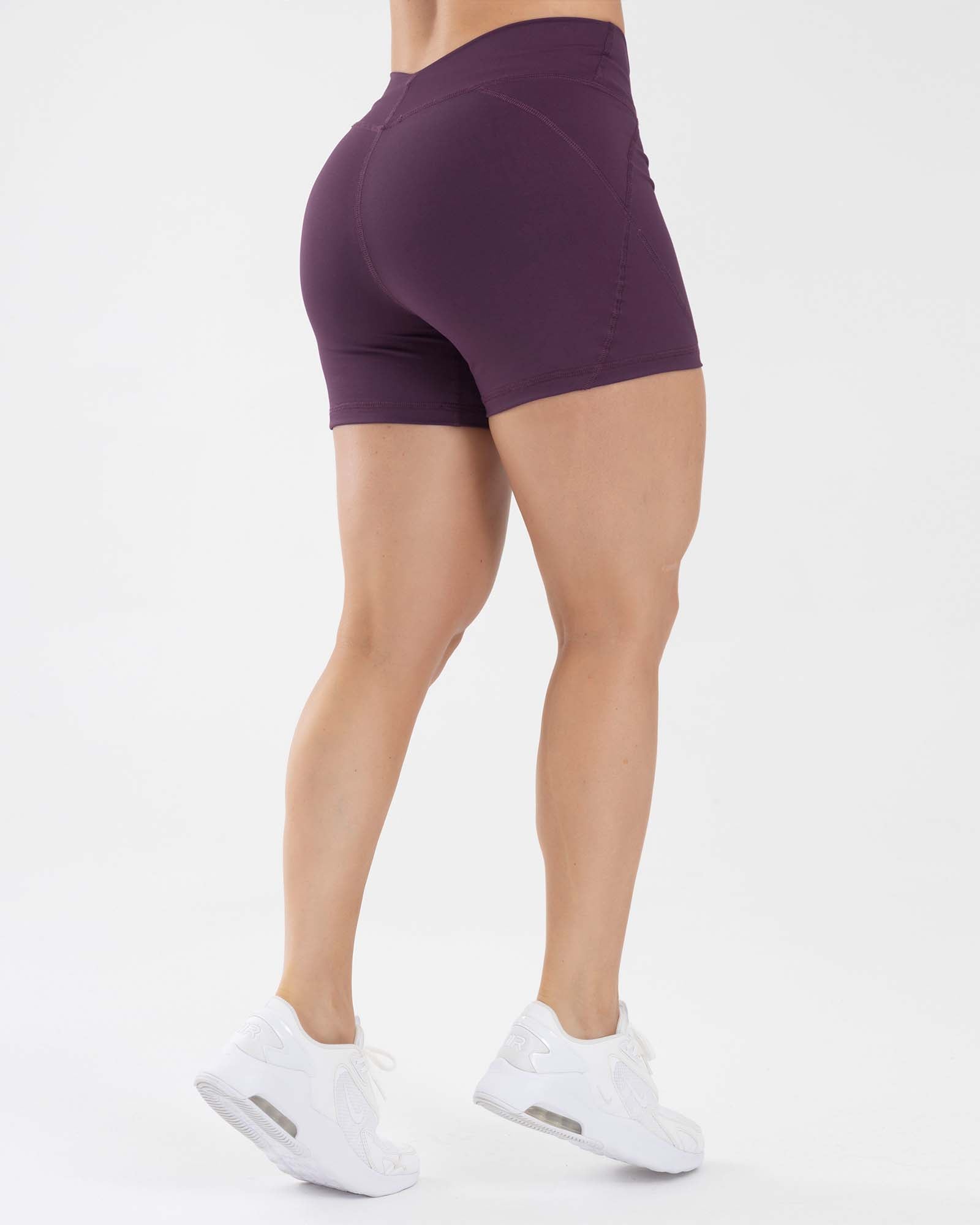 Short v back morado ciruela icon girl fiber