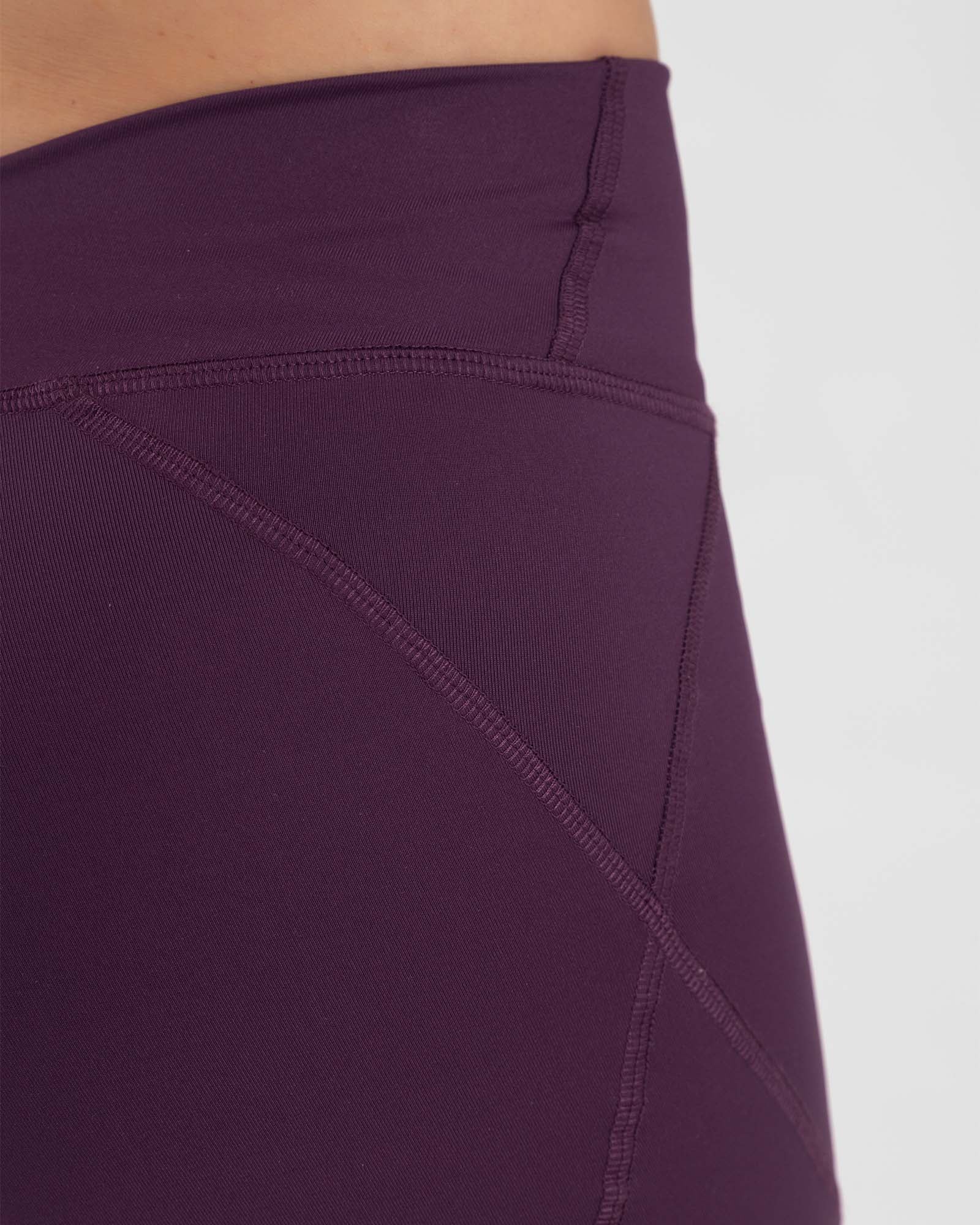 Short v back morado ciruela icon girl fiber