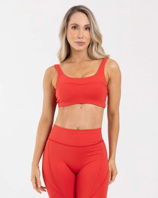 Top sisa compression rojo chily core passion FIBER