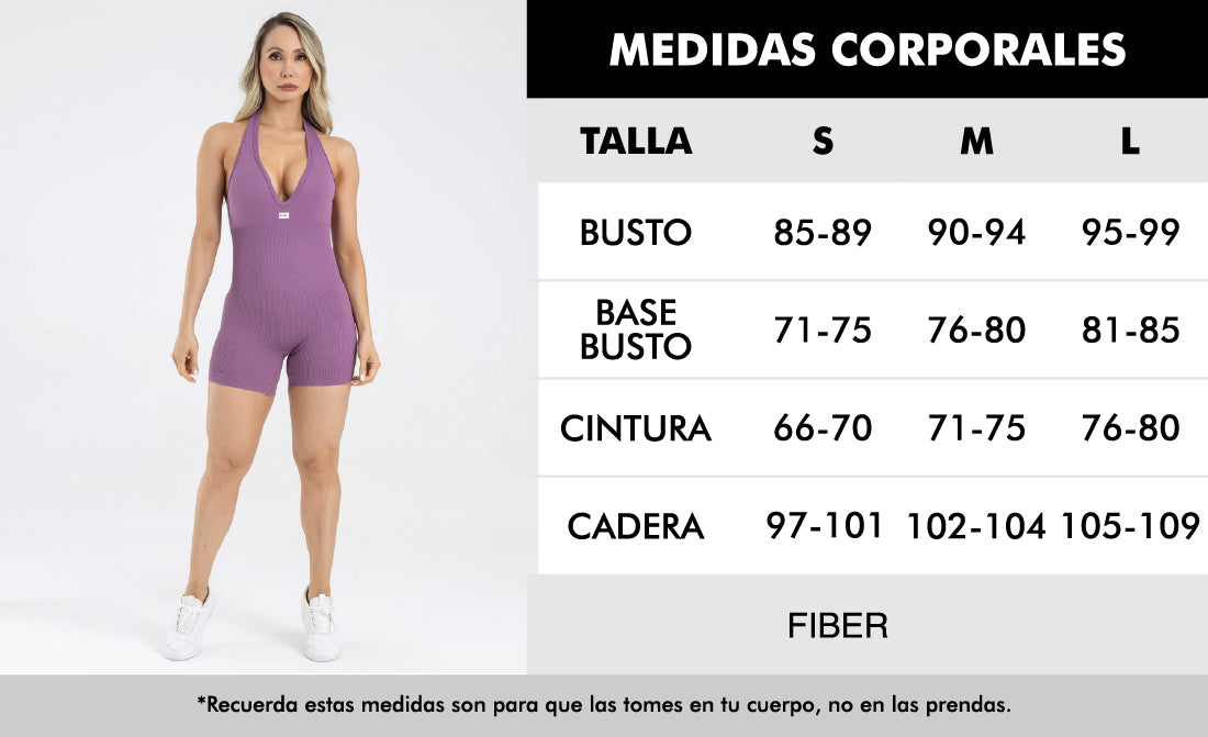 Enterizo halter corto seamless ruching verde oscuro pilates FIBER