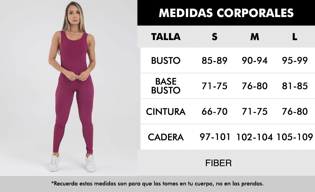 Enterizo square largo push up fucsia muse FIBER