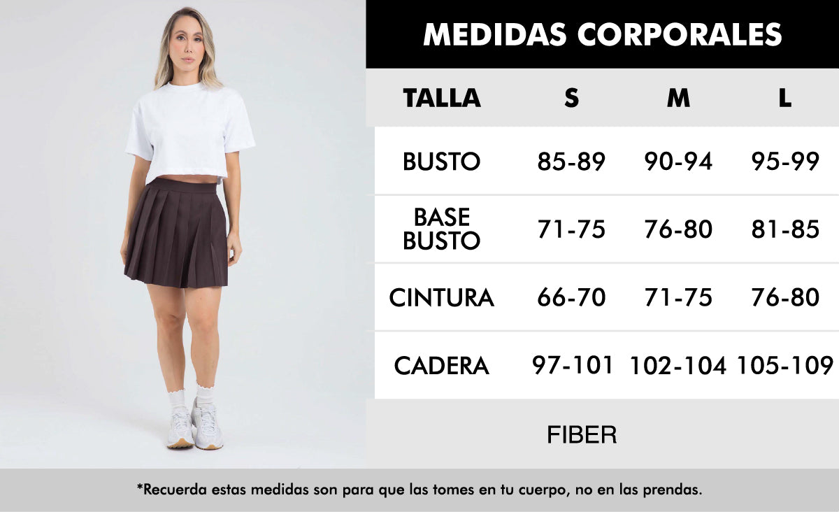 Falda everyday beige offline FIBER