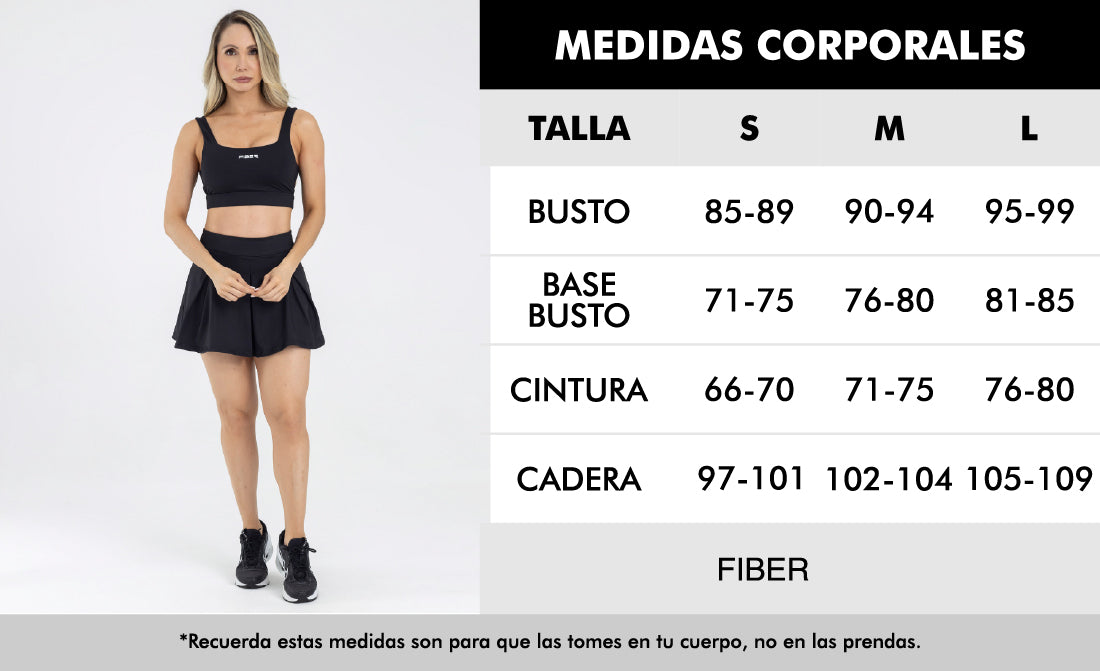 Falda rosa blossom sport pilates FIBER