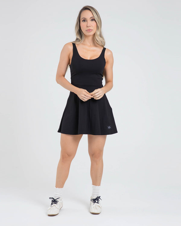 Vestido falda light form negro offline FIBER