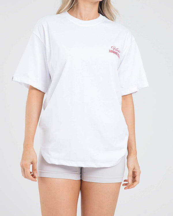Camiseta oversize easy blanco offline FIBER