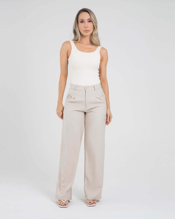 Pantalón leisure move beige offline FIBER