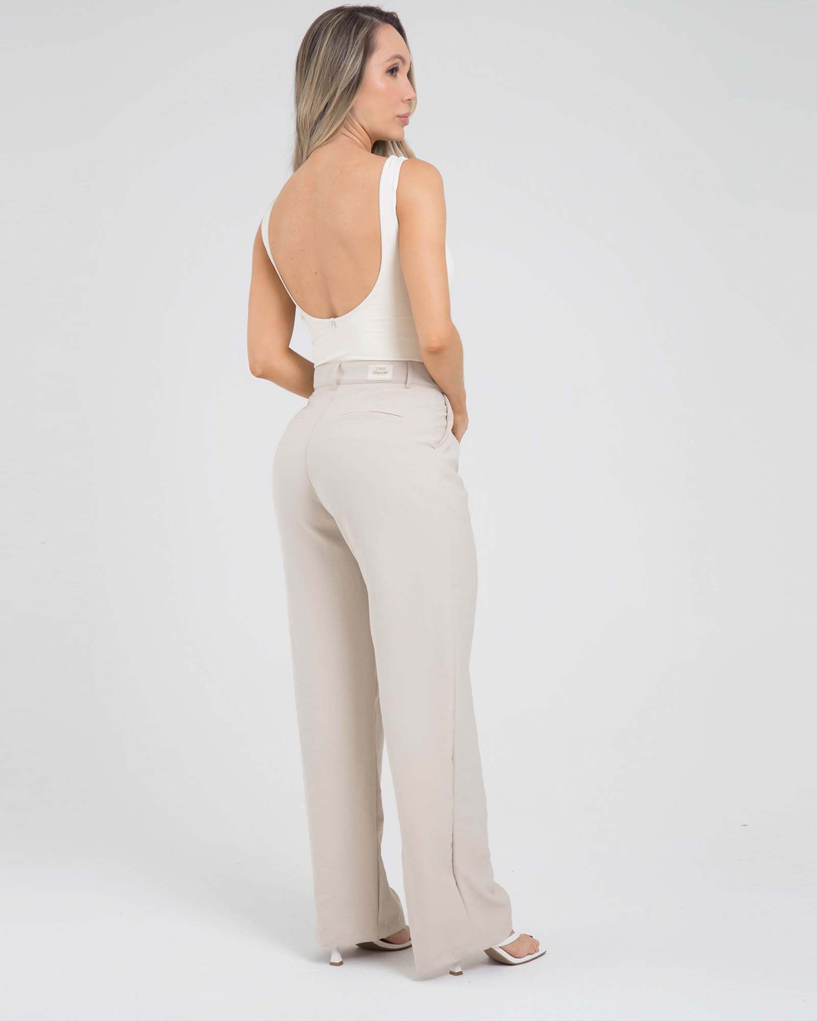 Pantalón leisure move beige offline FIBER