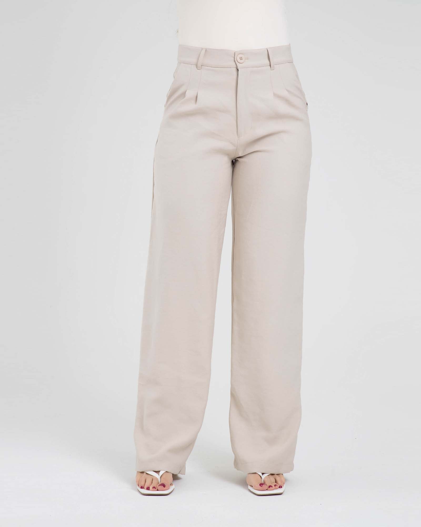 Pantalón leisure move beige offline FIBER