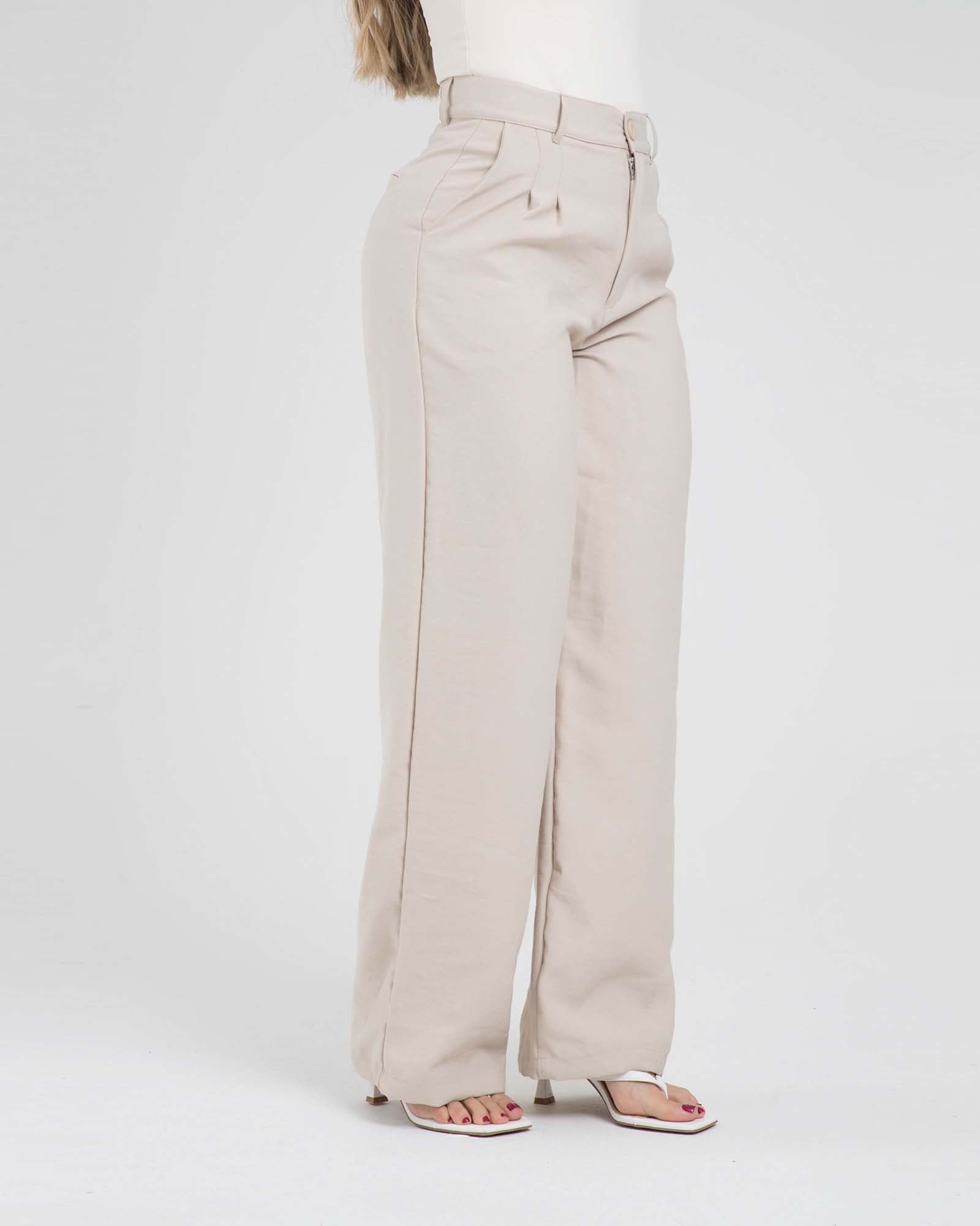 Pantalón leisure move beige offline FIBER