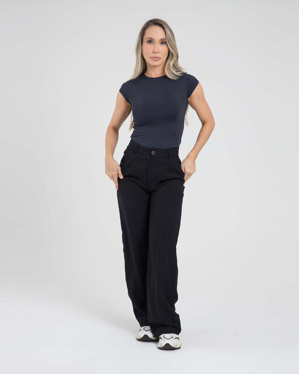 Pantalón leisure move negro offline FIBER