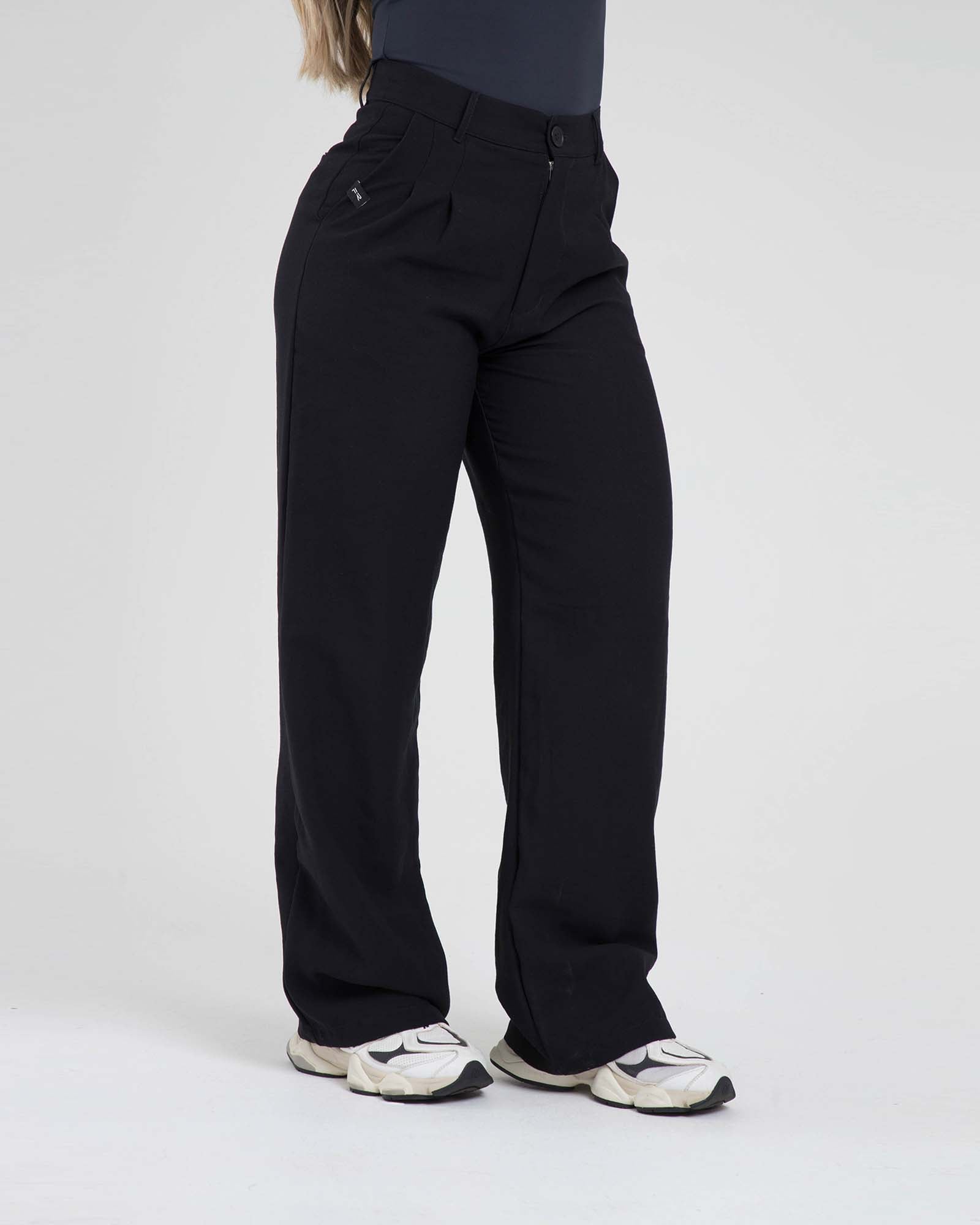 Pantalón leisure move negro offline FIBER