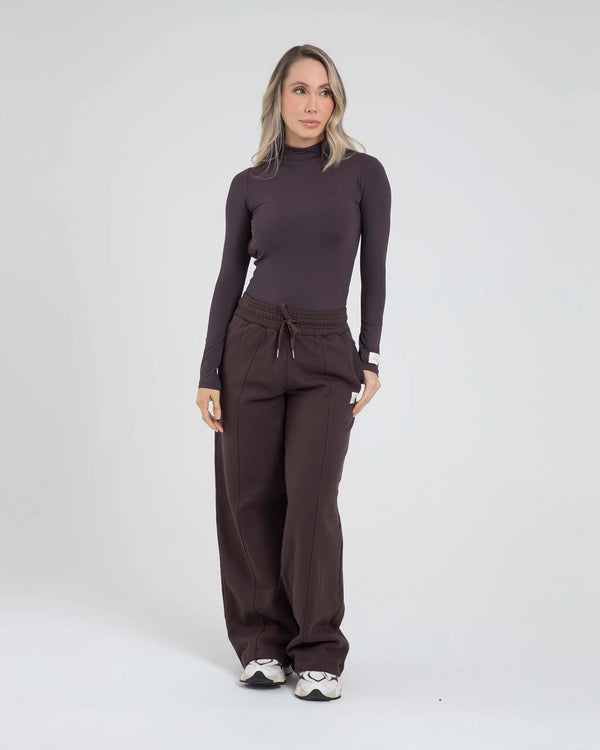 Pantalón club comfort cafe oscuro offline FIBER