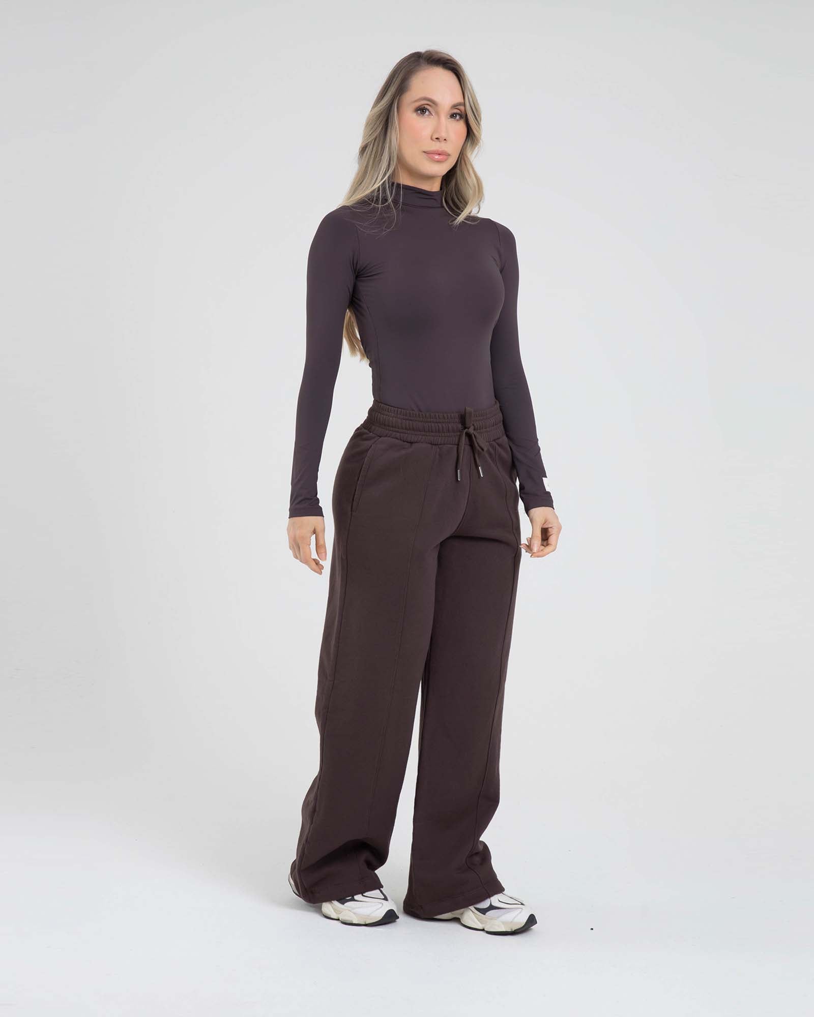 Pantalón club comfort cafe oscuro offline FIBER