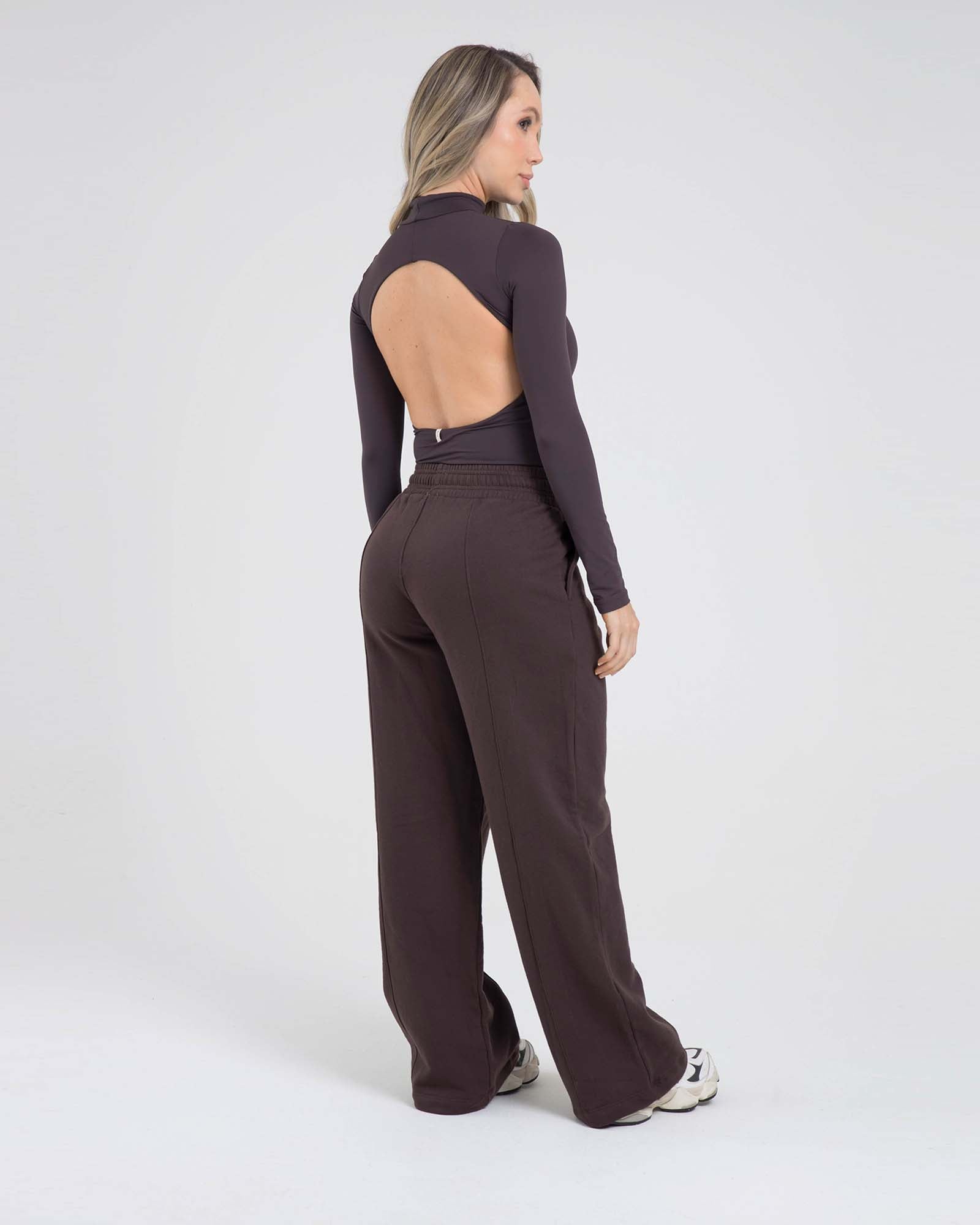 Pantalón club comfort cafe oscuro offline FIBER