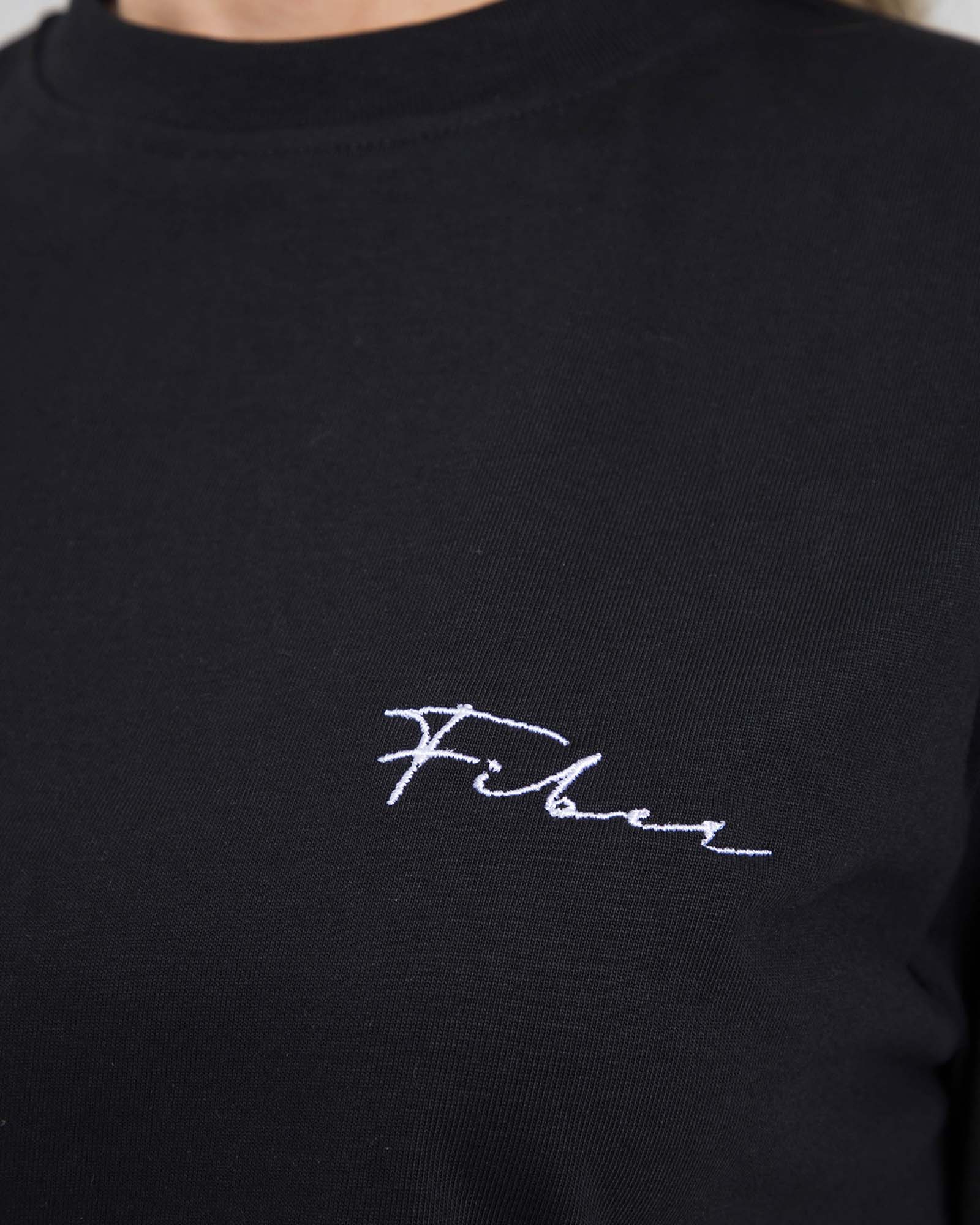 Camiseta crop soft negro offline FIBER
