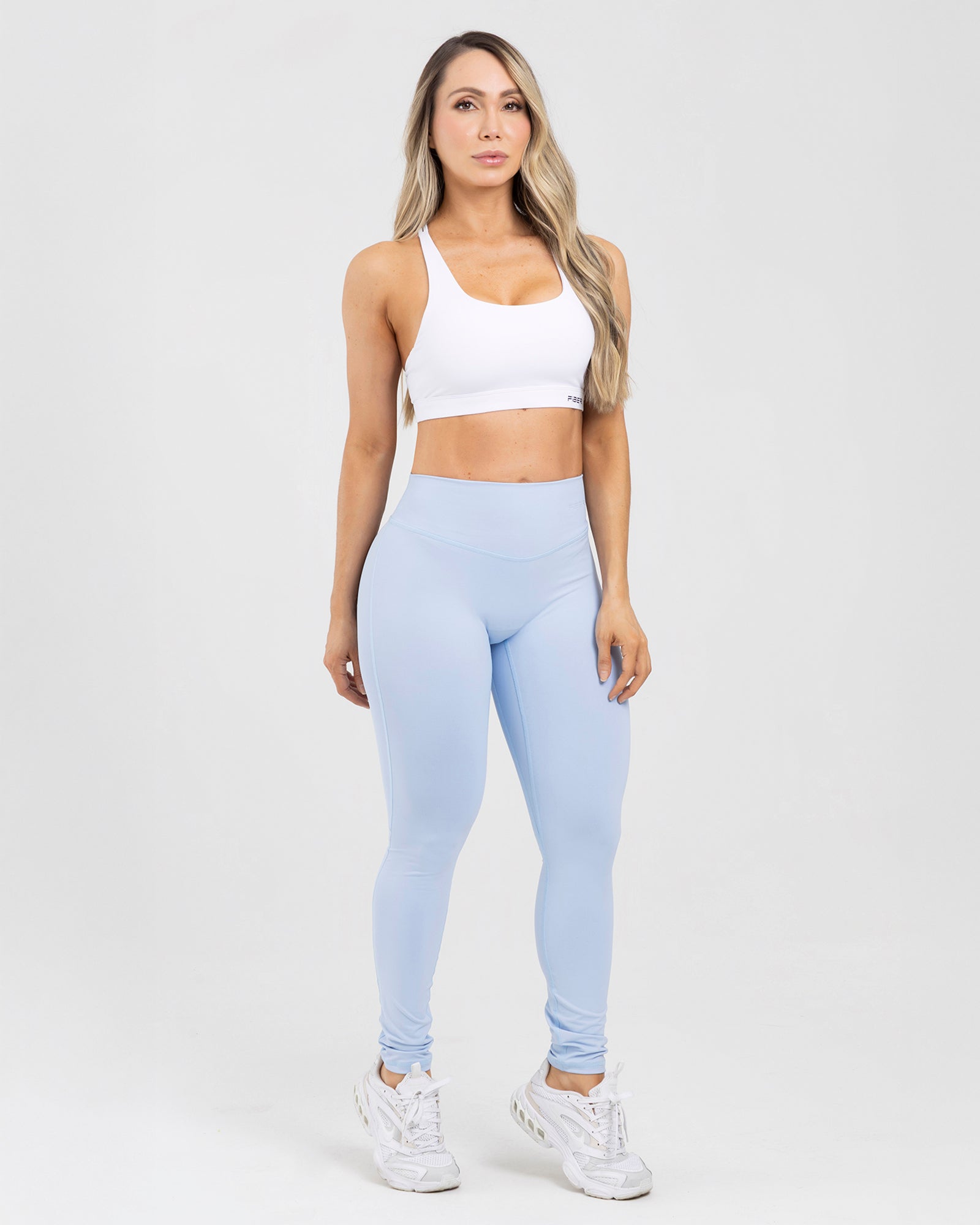 Leggings azul bebé pilates FIBRA
