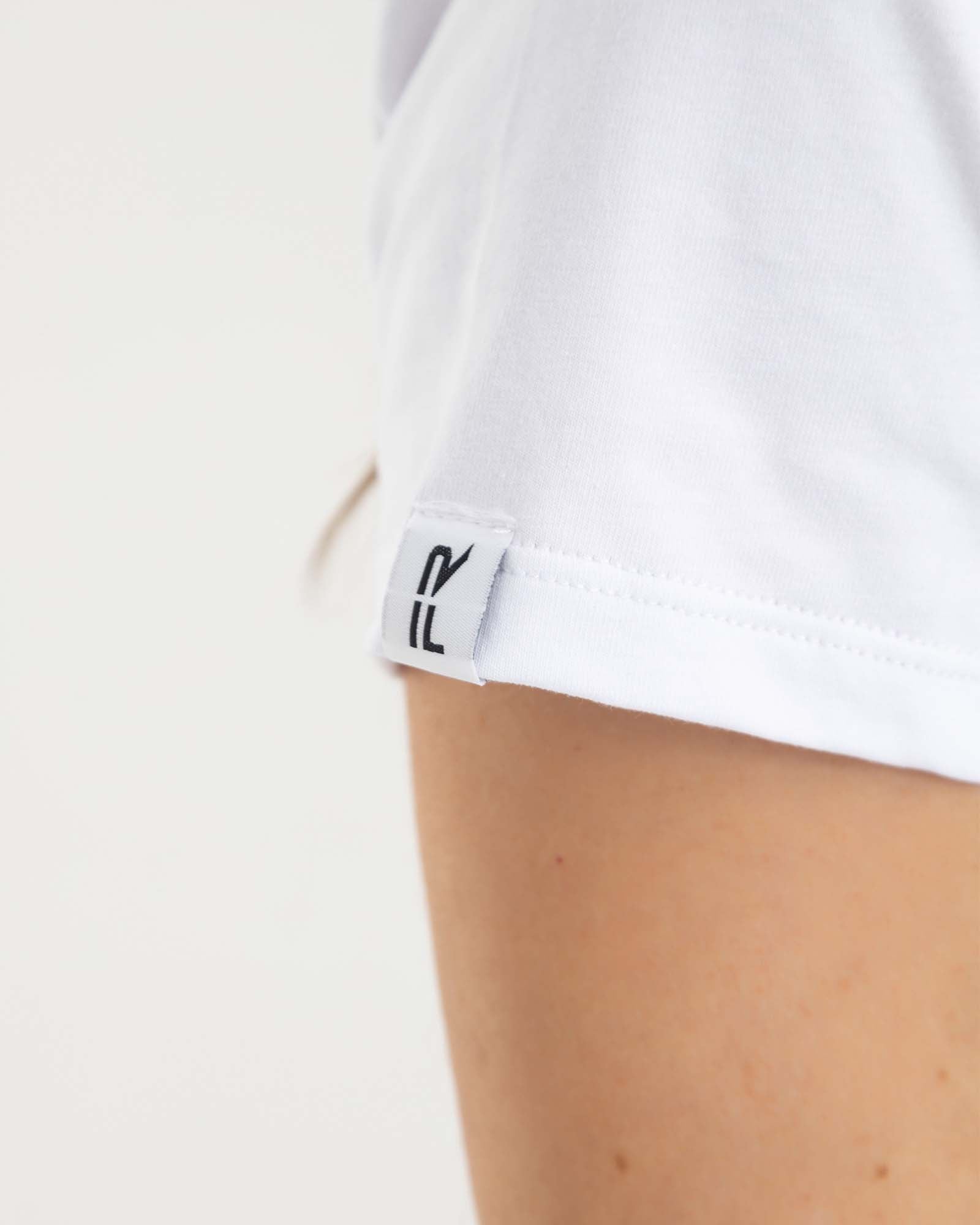 Blusa recogida blanco aurora FIBER