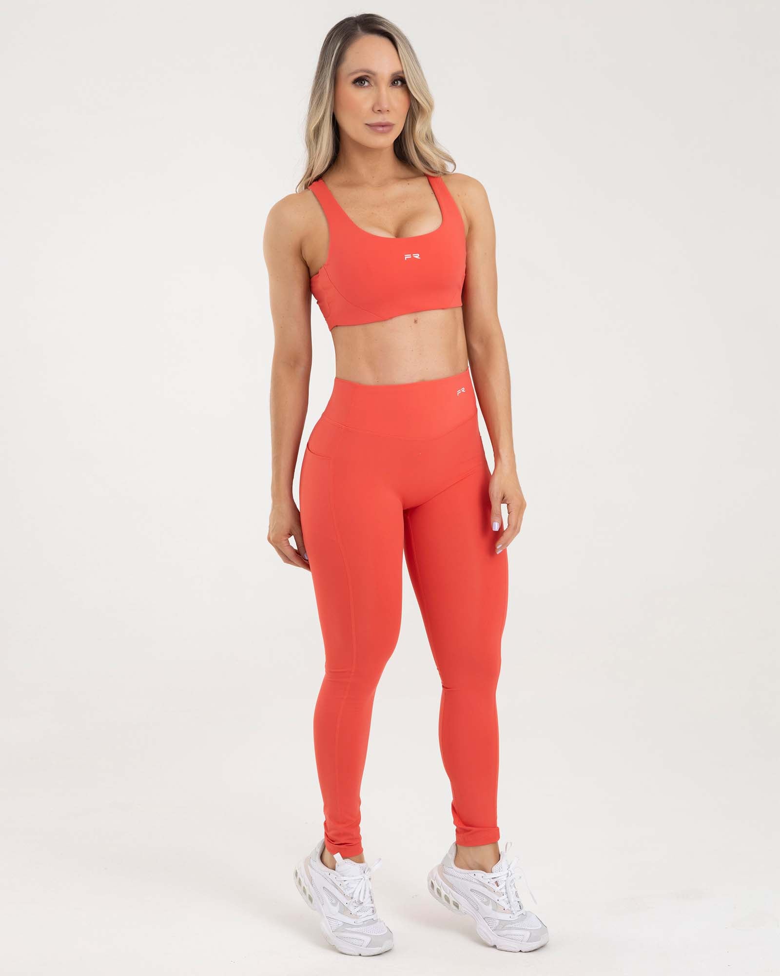 Leggings rojo aurora FIBER