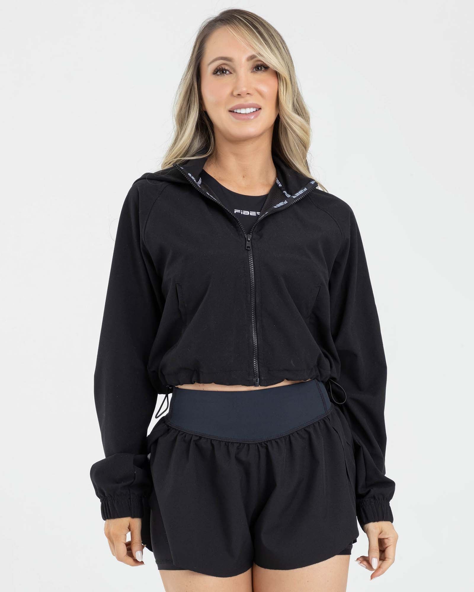 Chaqueta negro FIBER fluir FlowAdjust