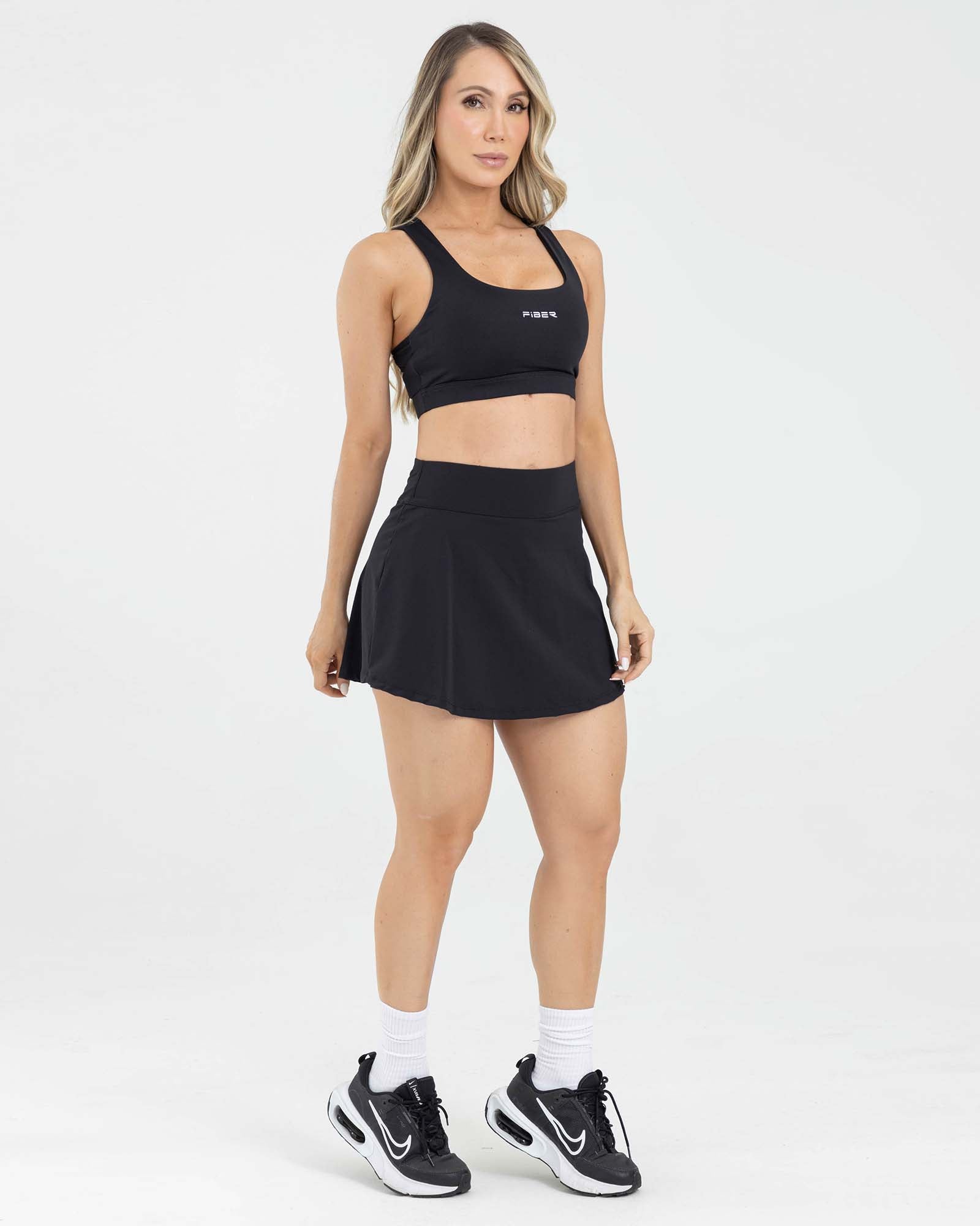 Falda negro fluir FIBER