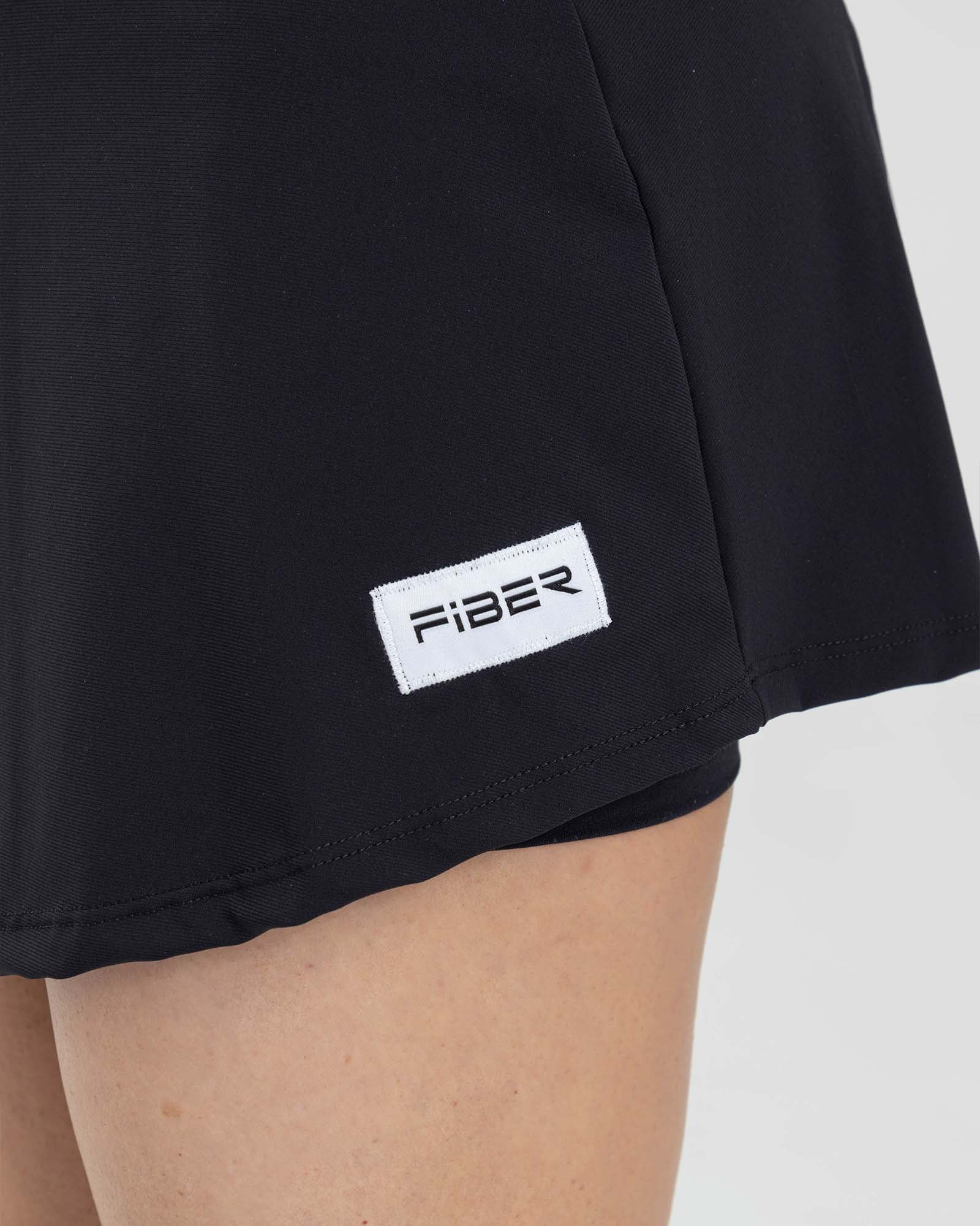 Falda negro fluir FIBER