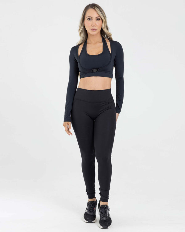 Leggings negro FIBER Tono fluir