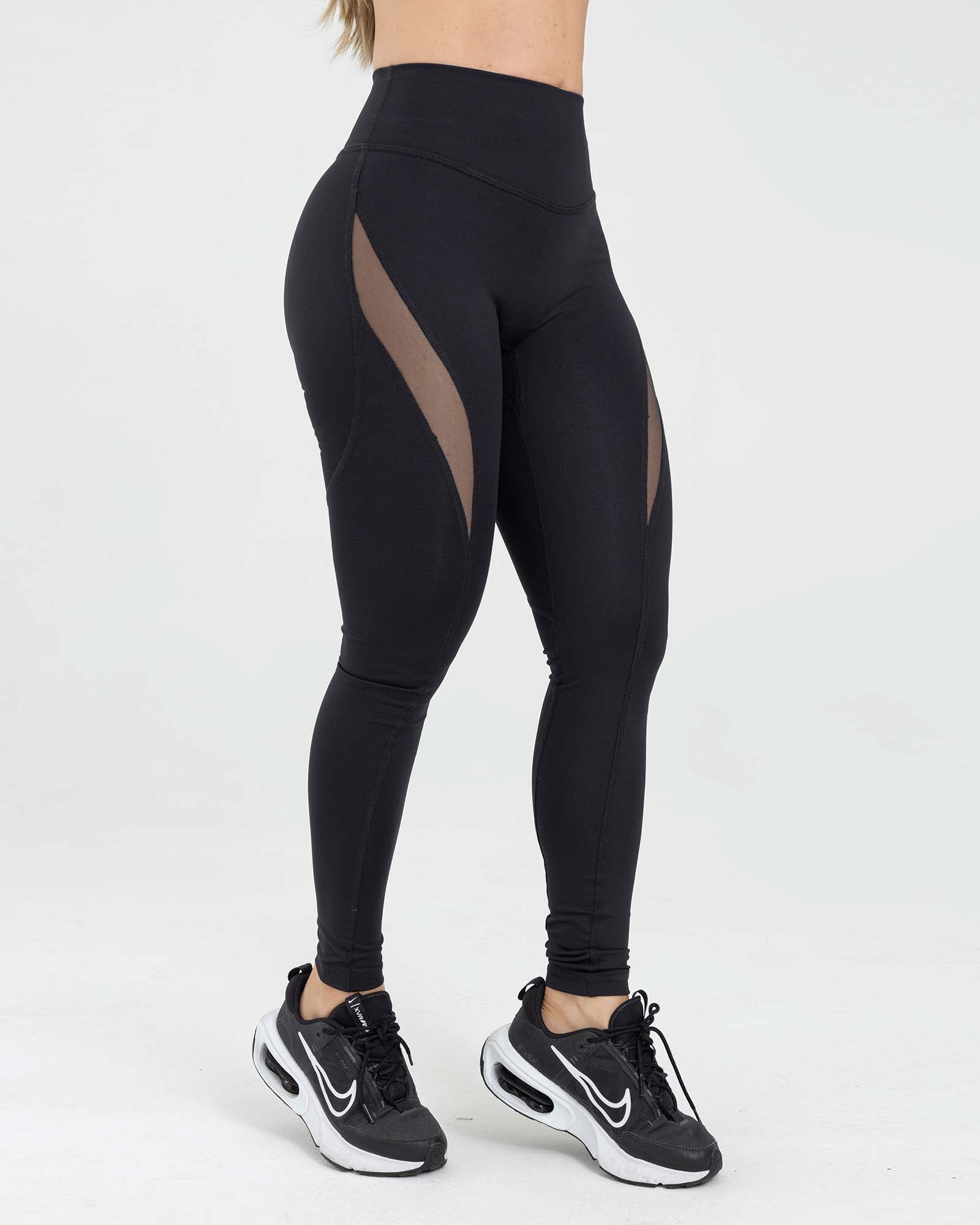 Leggings negro FIBRA fluir FlexLine