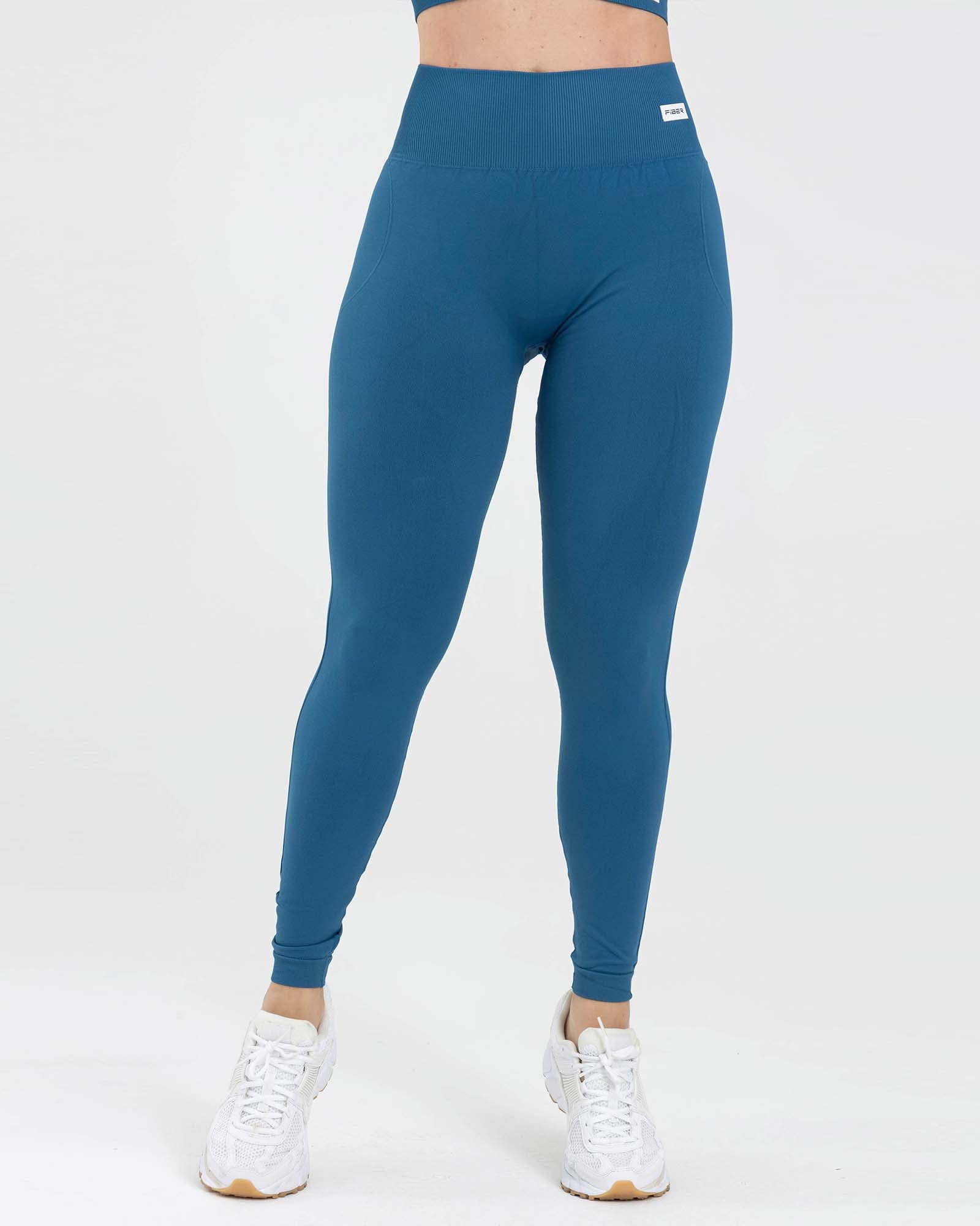 Leggings azul petroleo FIBER fluir SeamForm