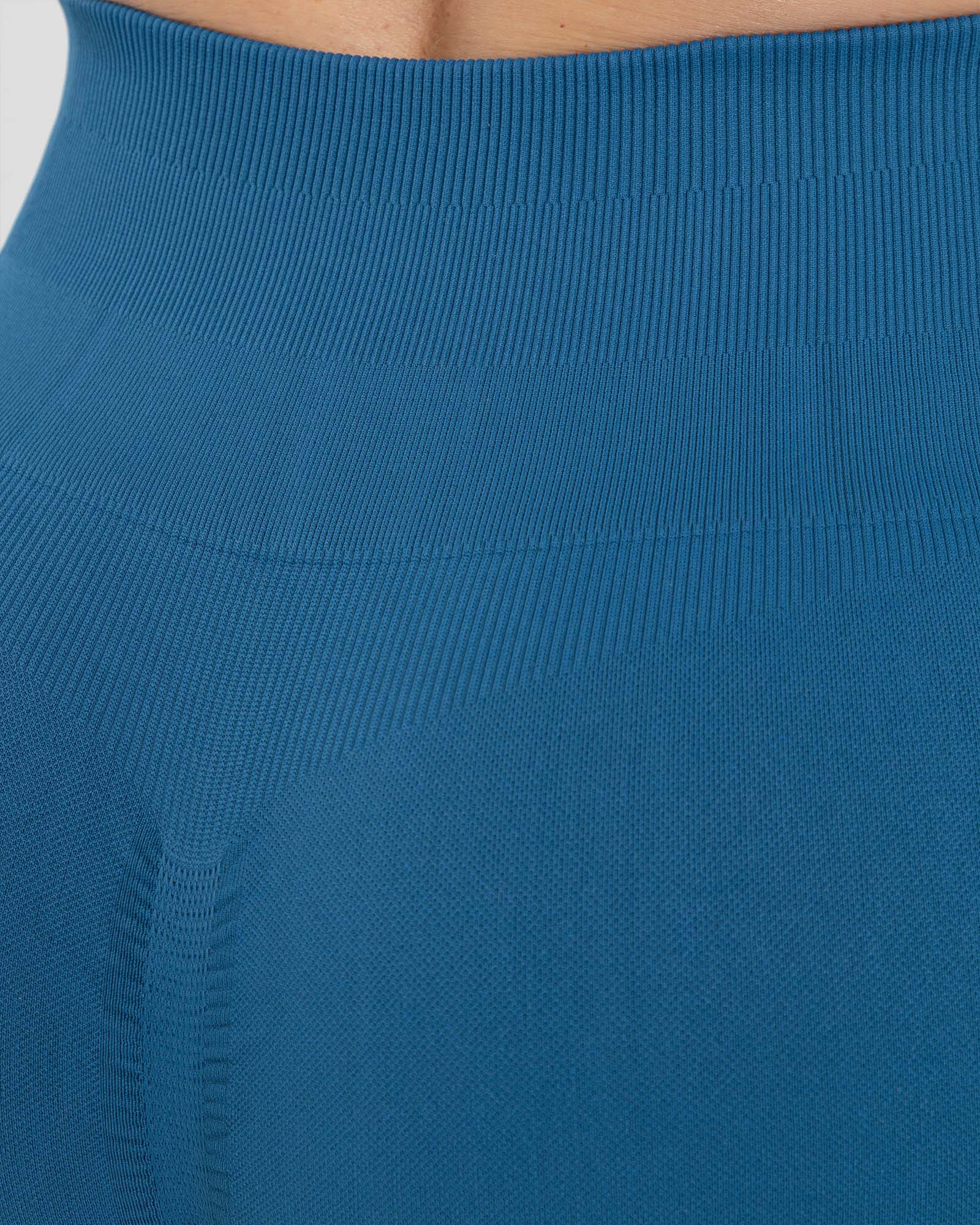 Leggings azul petroleo FIBRA fluir Sin costuras