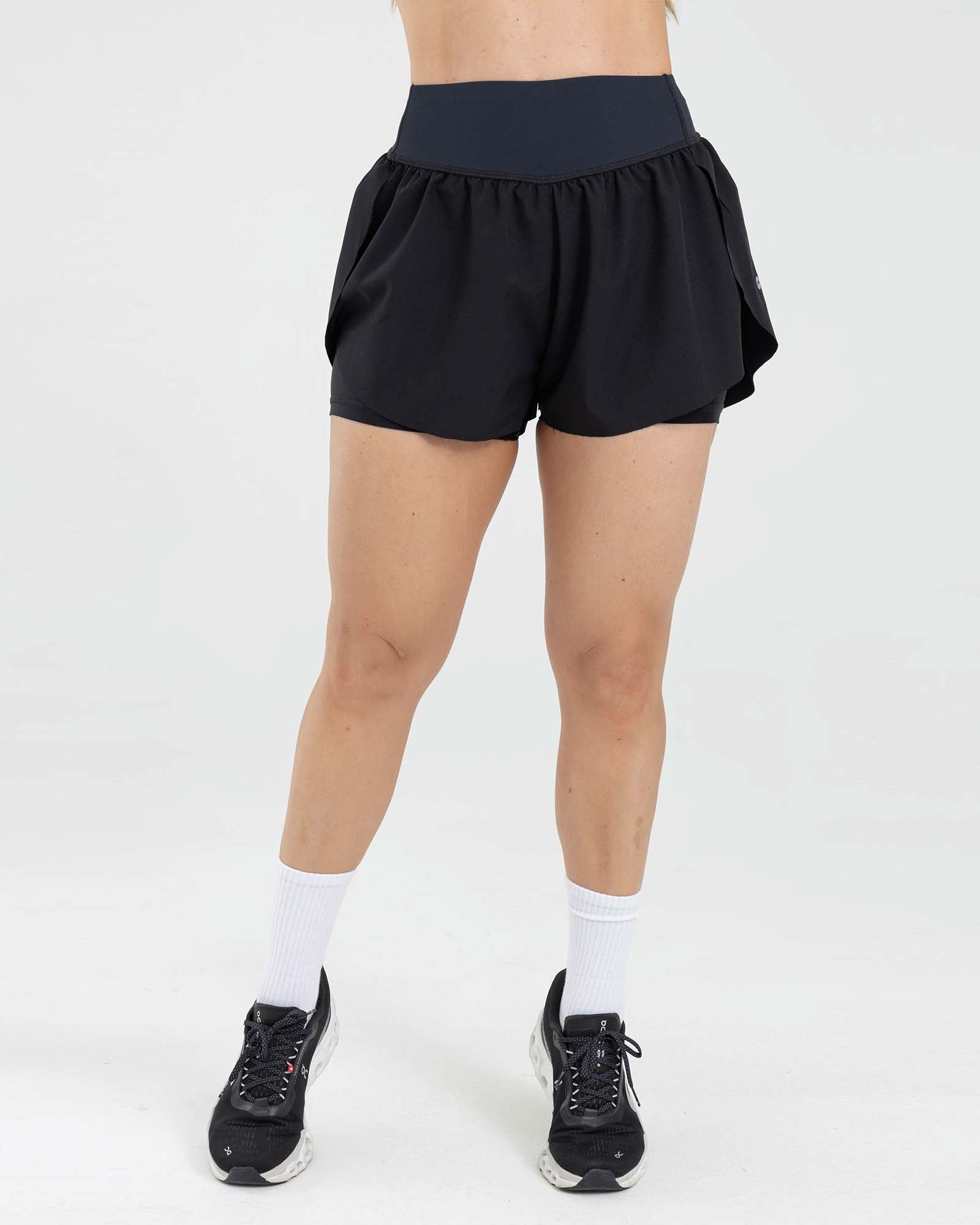 Short running negro FIBER fluir AirRun