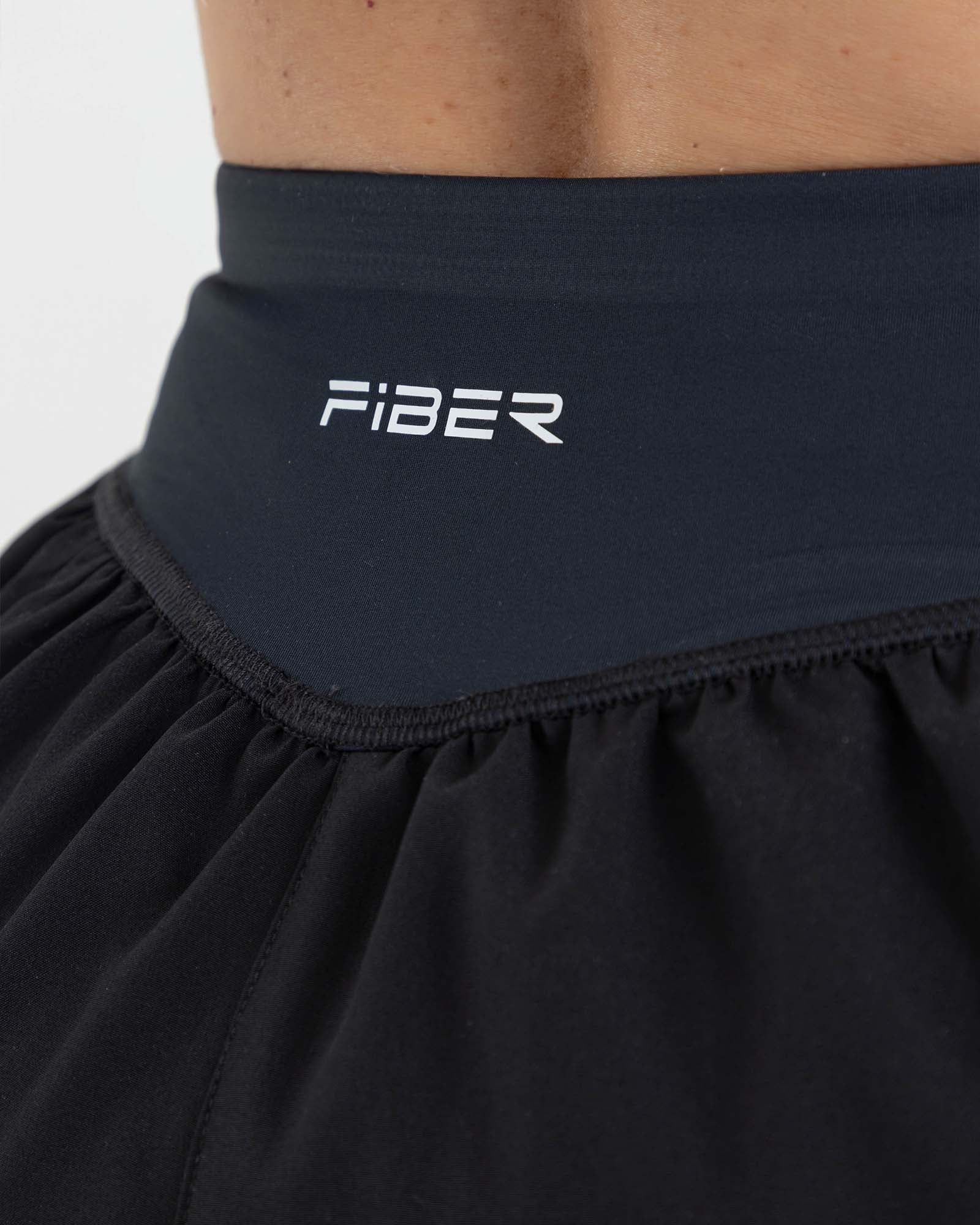 Short running negro FIBER fluir AirRun