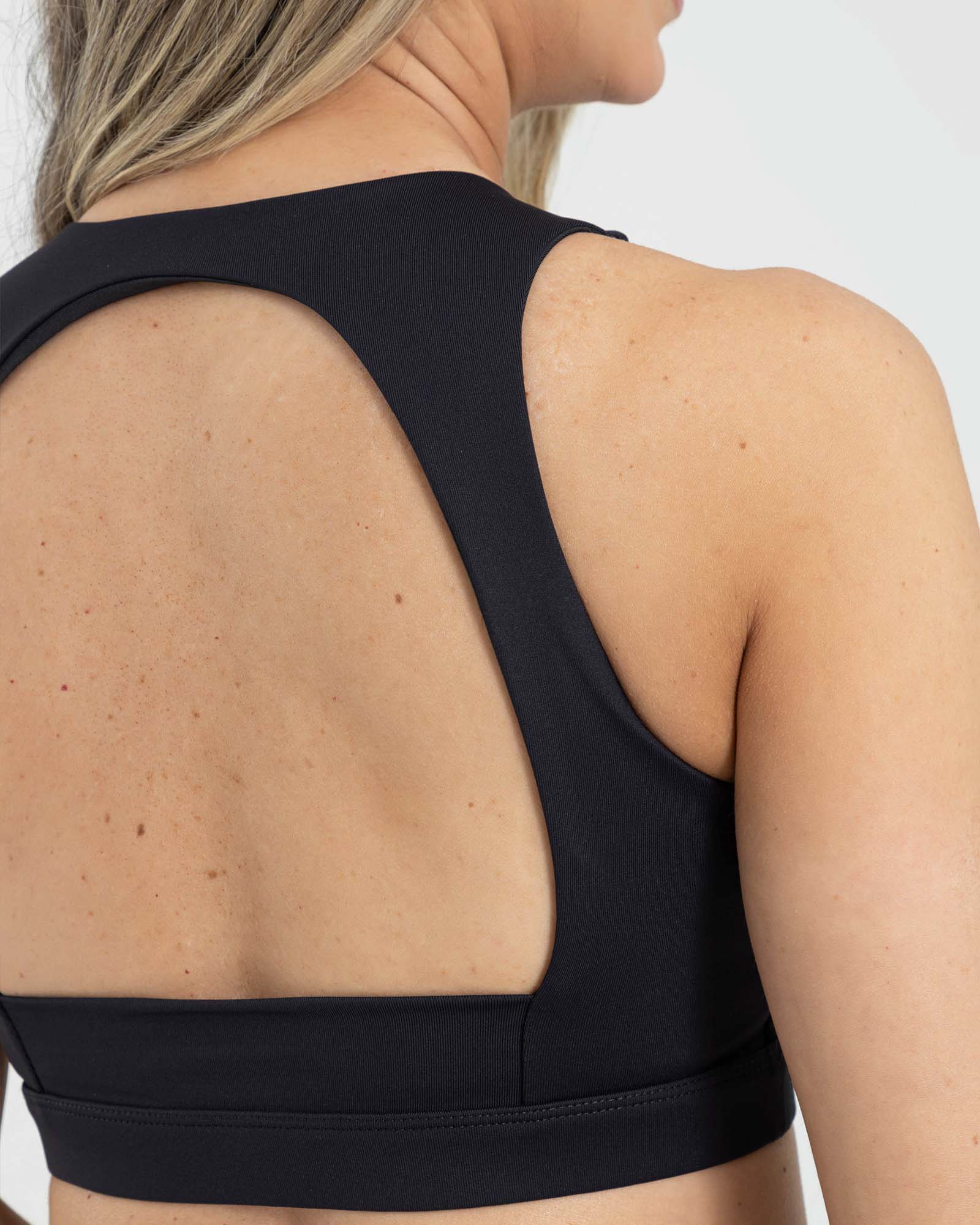 Top sisa negro FIBRA fluir AirRun