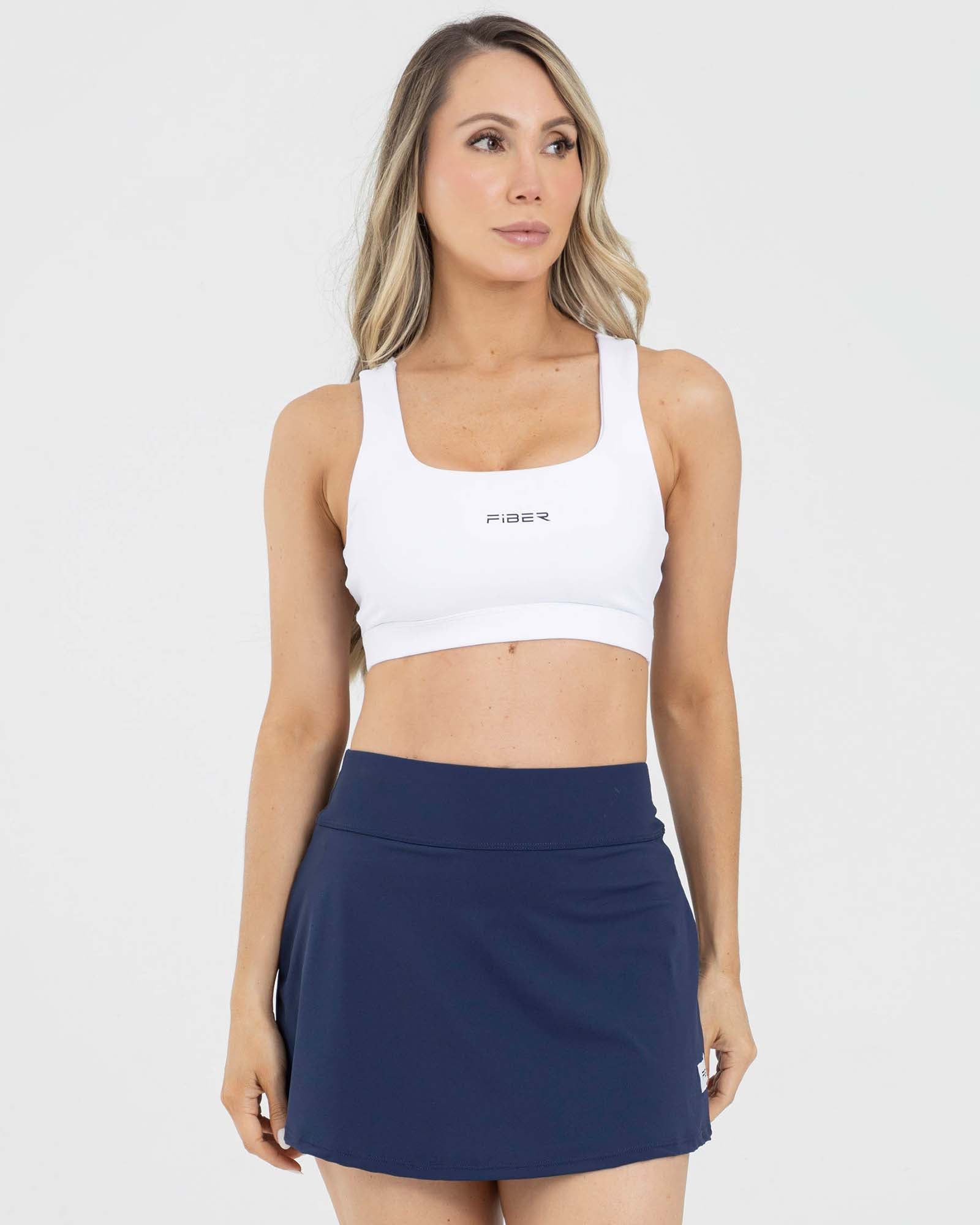 Top sisa blanco FIBRA fluir SculptBack