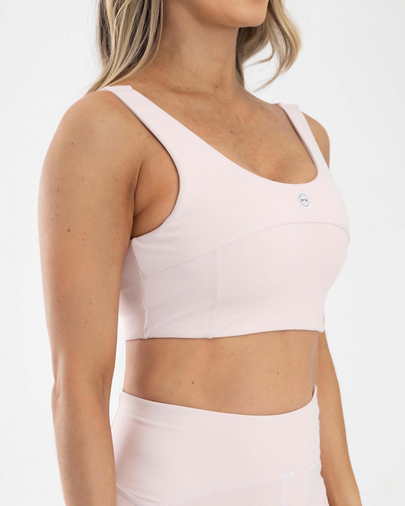 Top manga sisa escotado rosa flamenco golden FIBER
