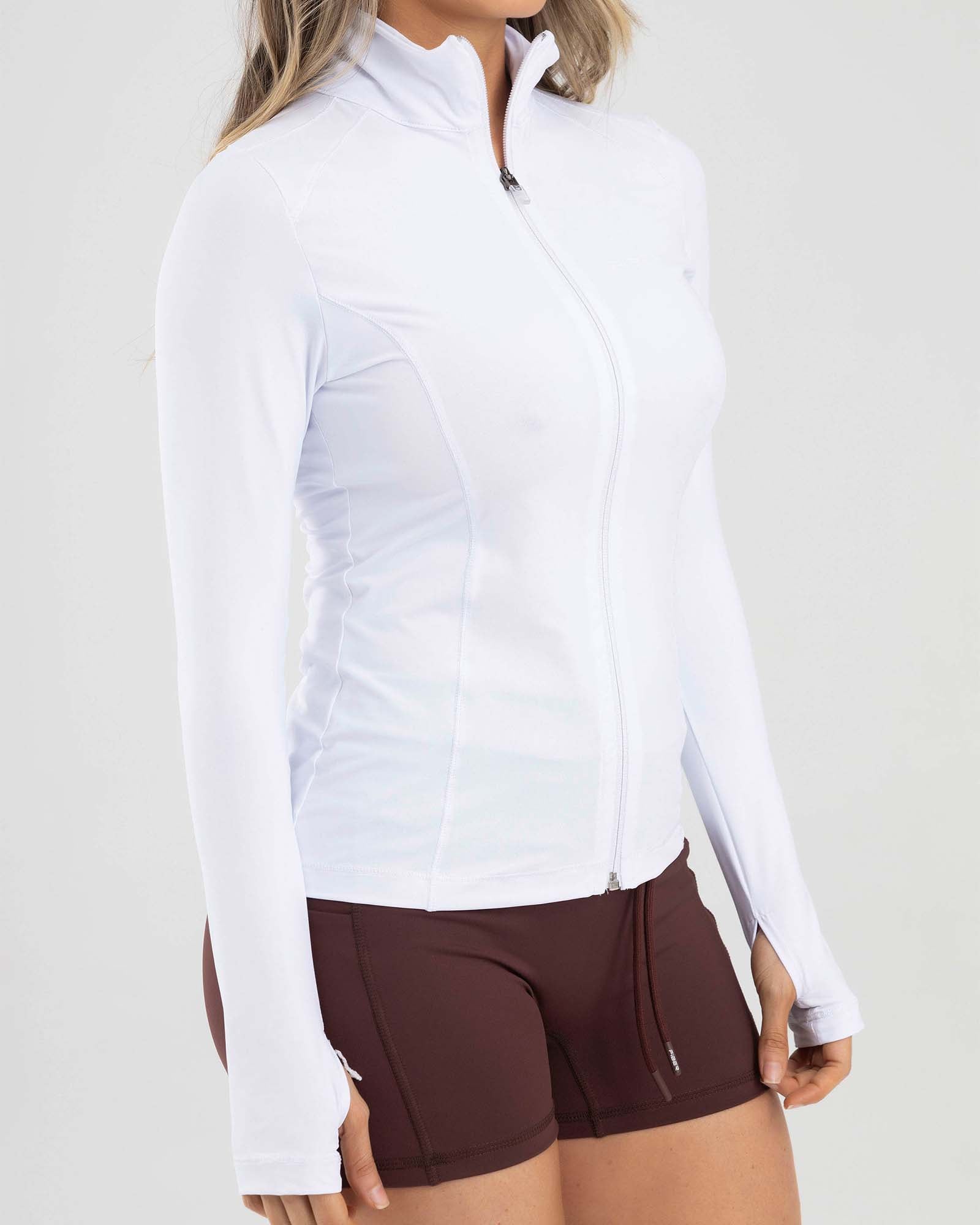 Chaqueta shapes blanco active luxe FIBER