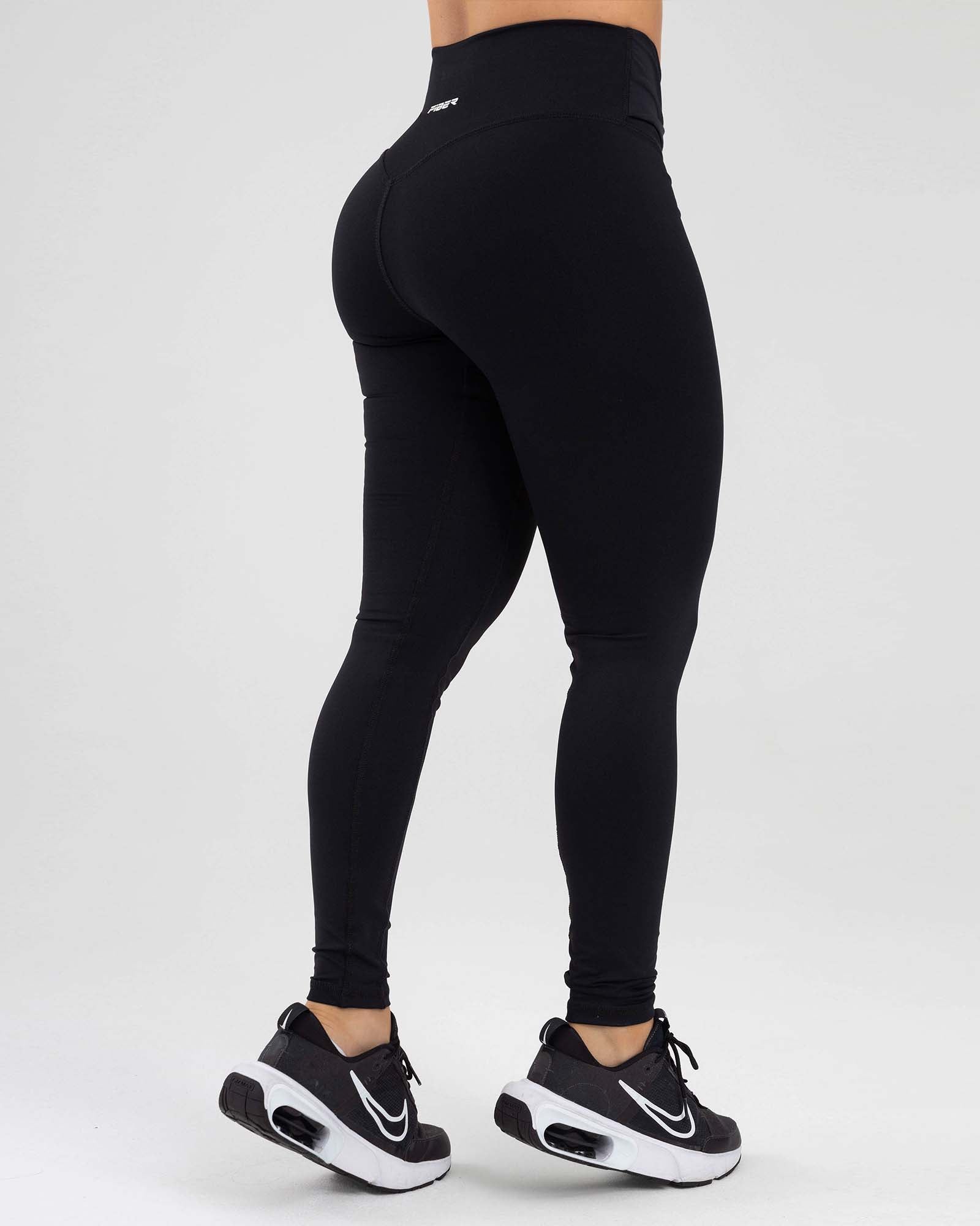 Leggings cross waist negro active luxe FIBER