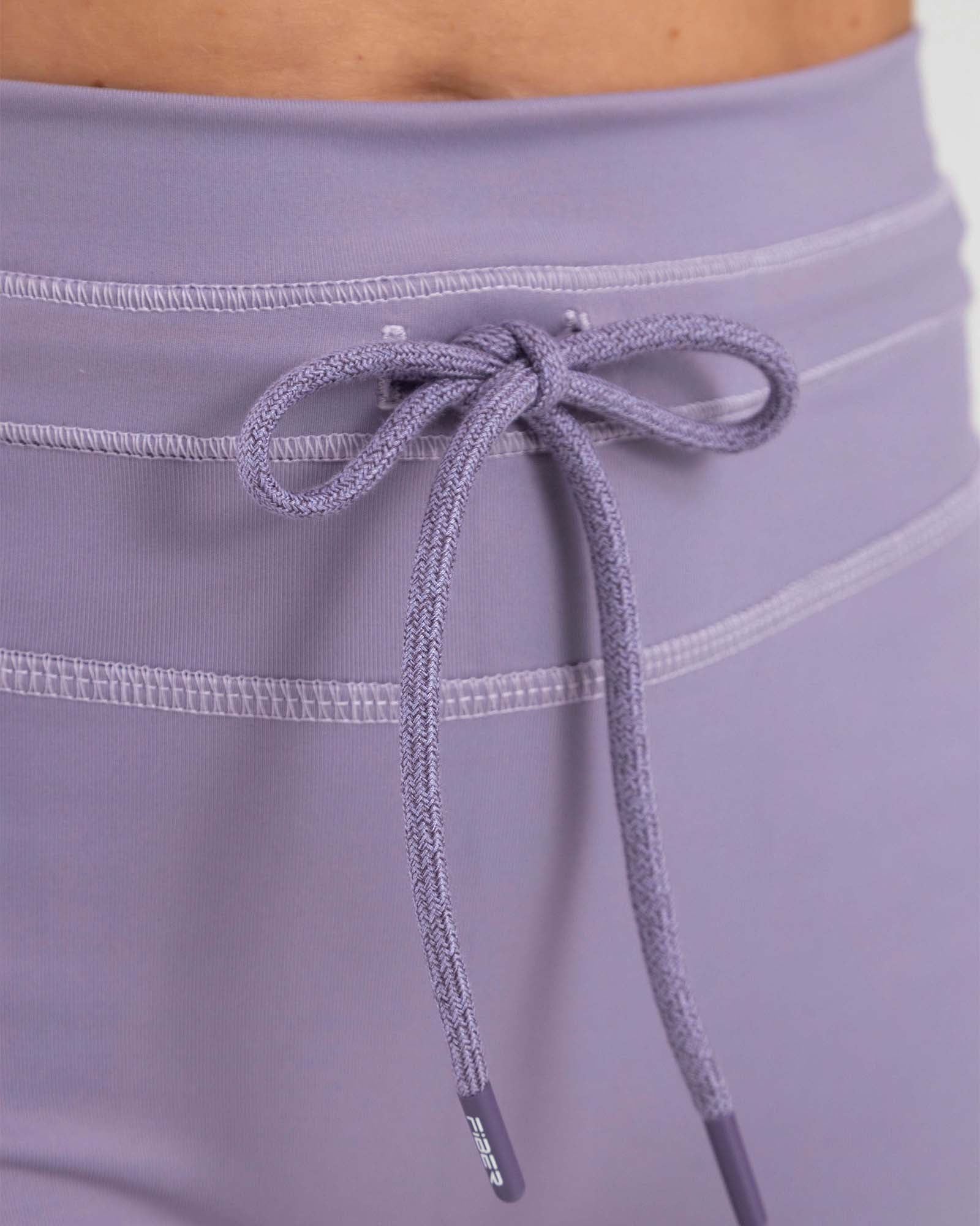 Short drawstring morado arandano active luxe FIBER