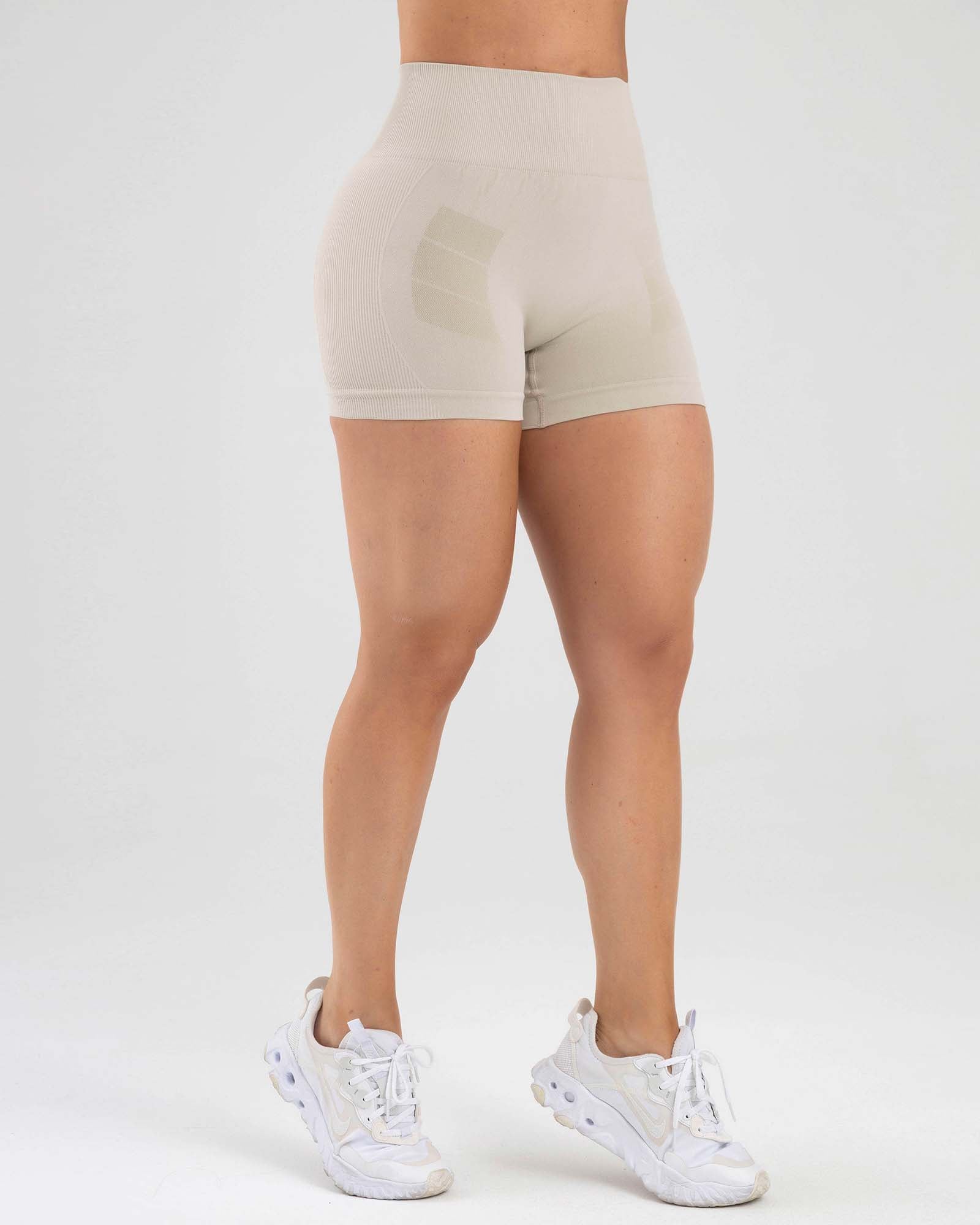 Short seamless gris delicado active luxe FIBER