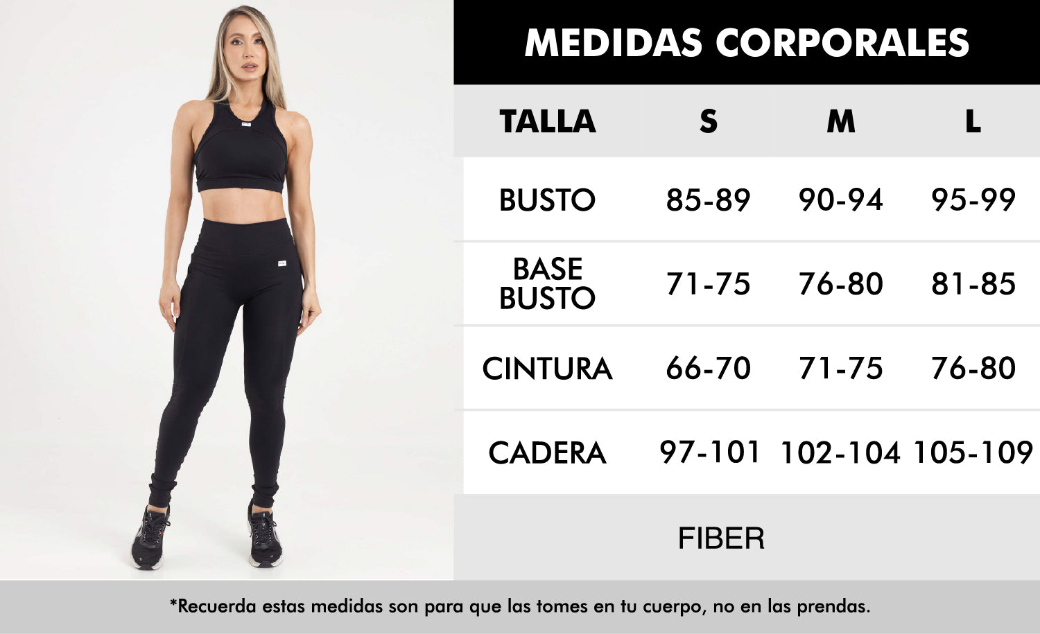 Leggings pockets negro eterea FIBER