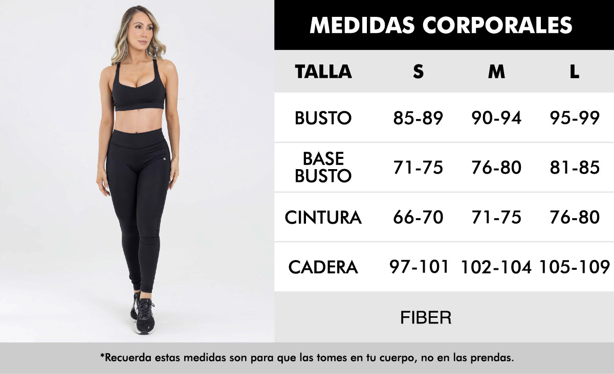 Leggings azul medianoche fluir FIBER Pro Define
