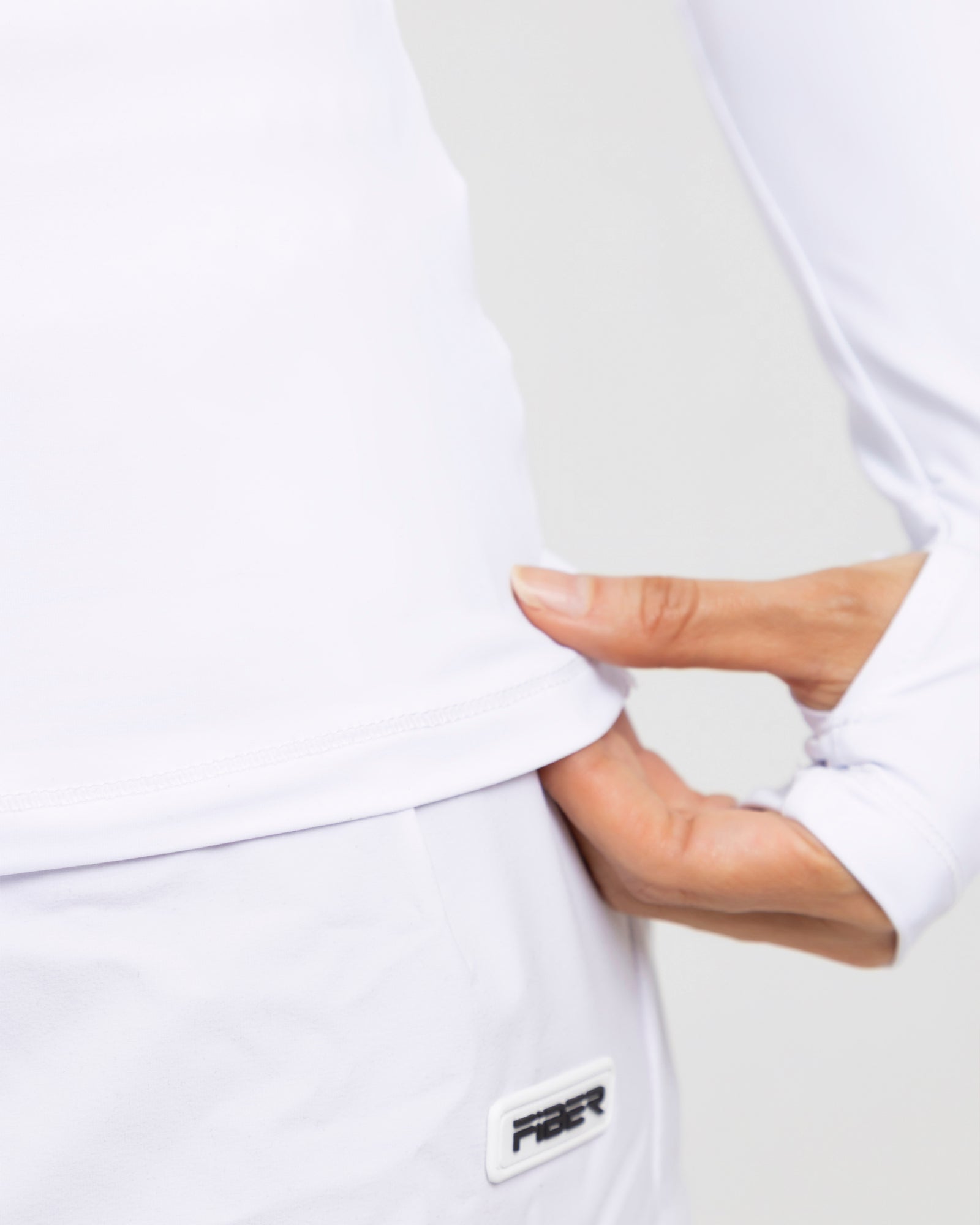 Camibuso grip match blanco FIBER