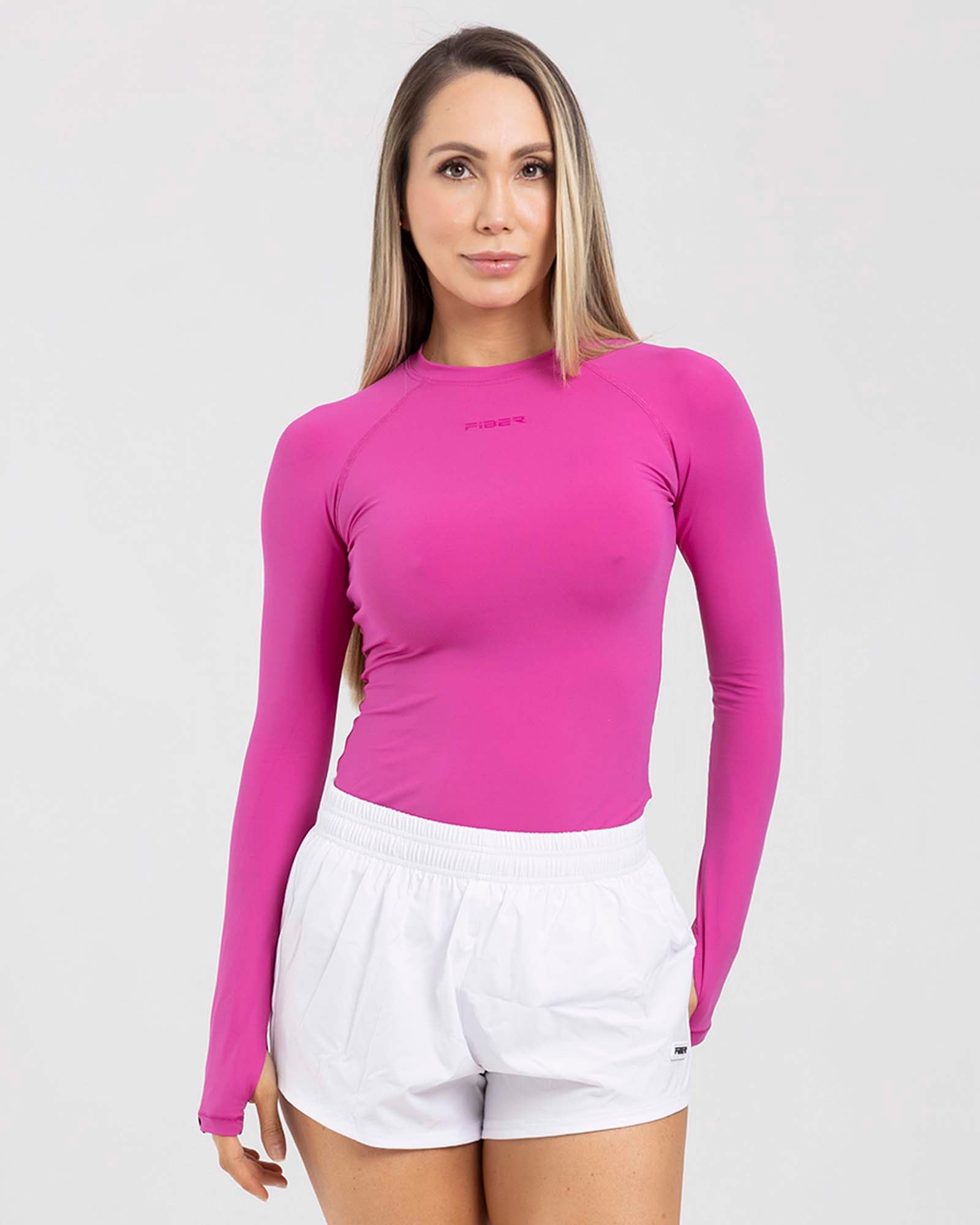 Camibuso grip match fucsia FIBER